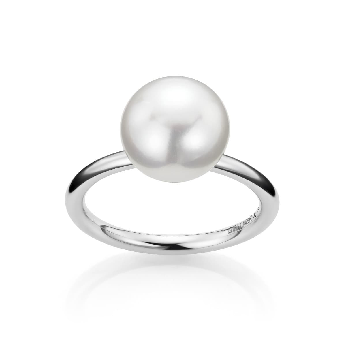 Ring, Ferskvannsperle 10,5-11 mm