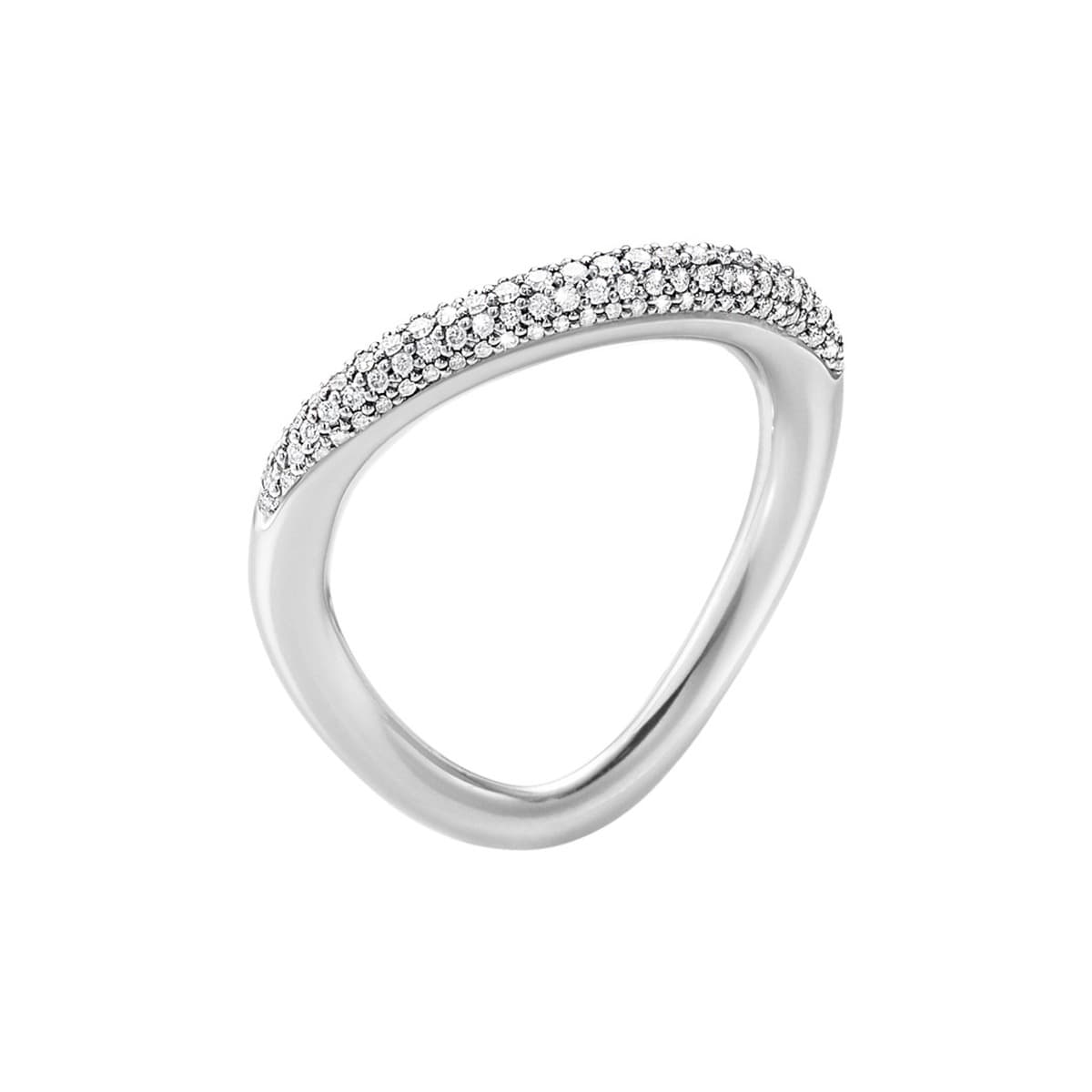 Ring, Offspring pavé sølv