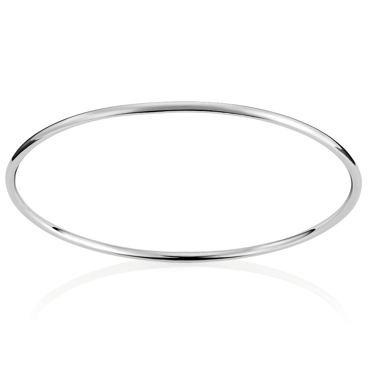 Armring, Rund 2 mm sølv