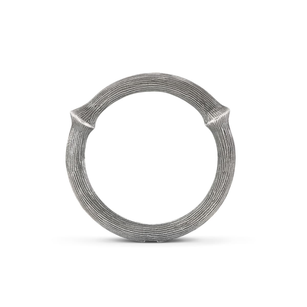 Ring, Nature Nr. 3 Oksidert sølv