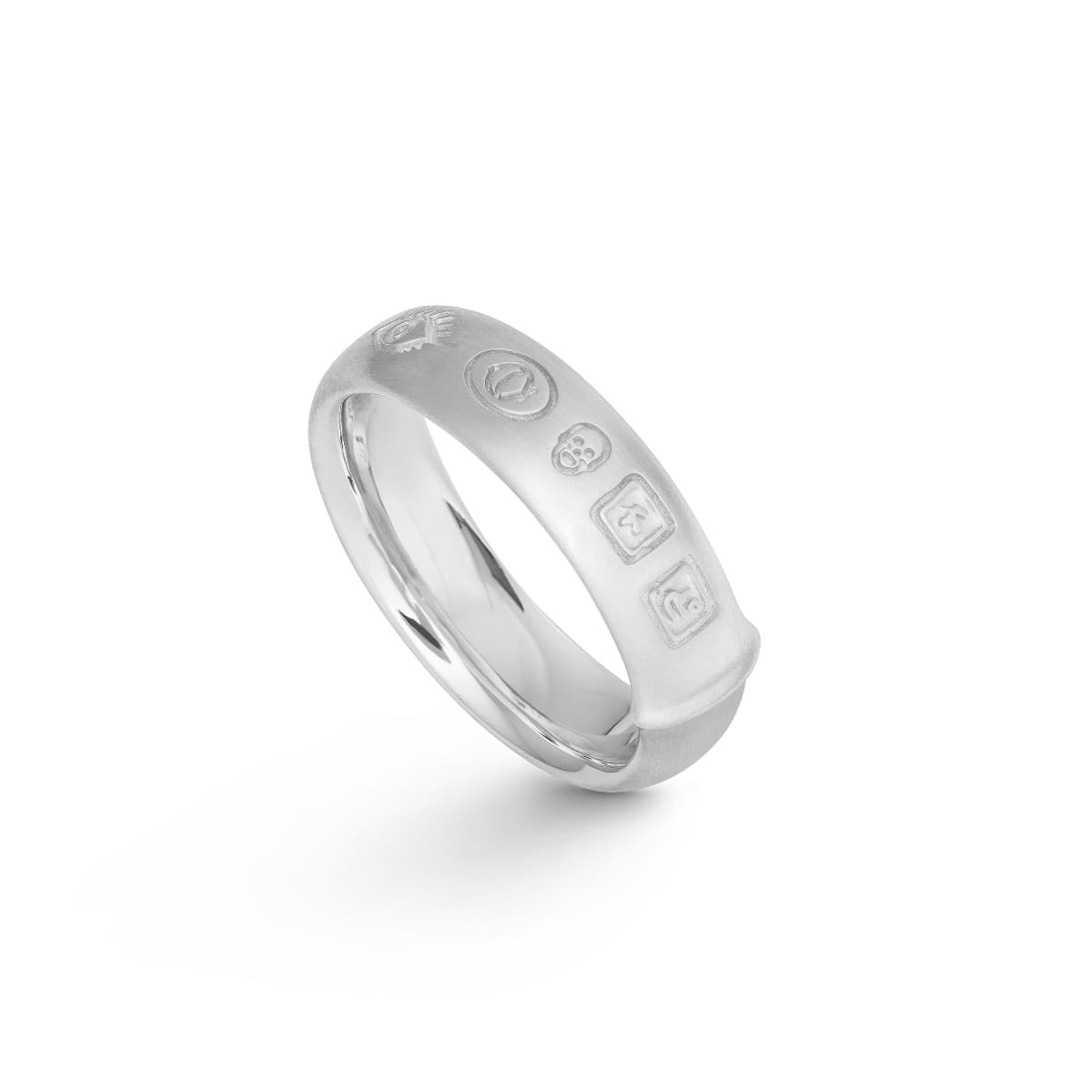 Ring, Julius Stamps sølv - Herre