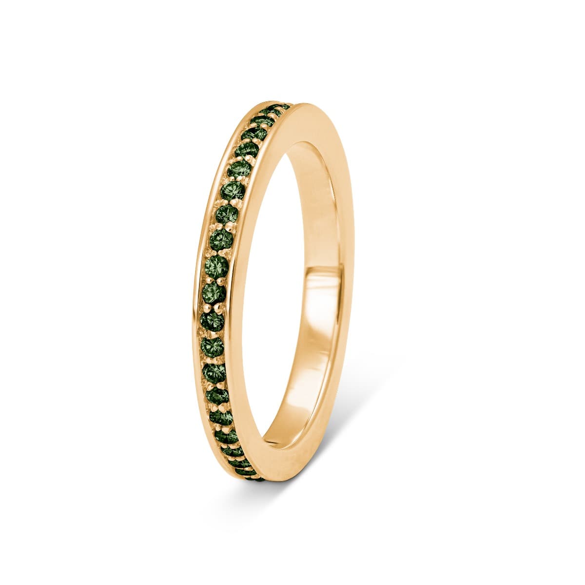 Ring, Fortune - grønne diamanter