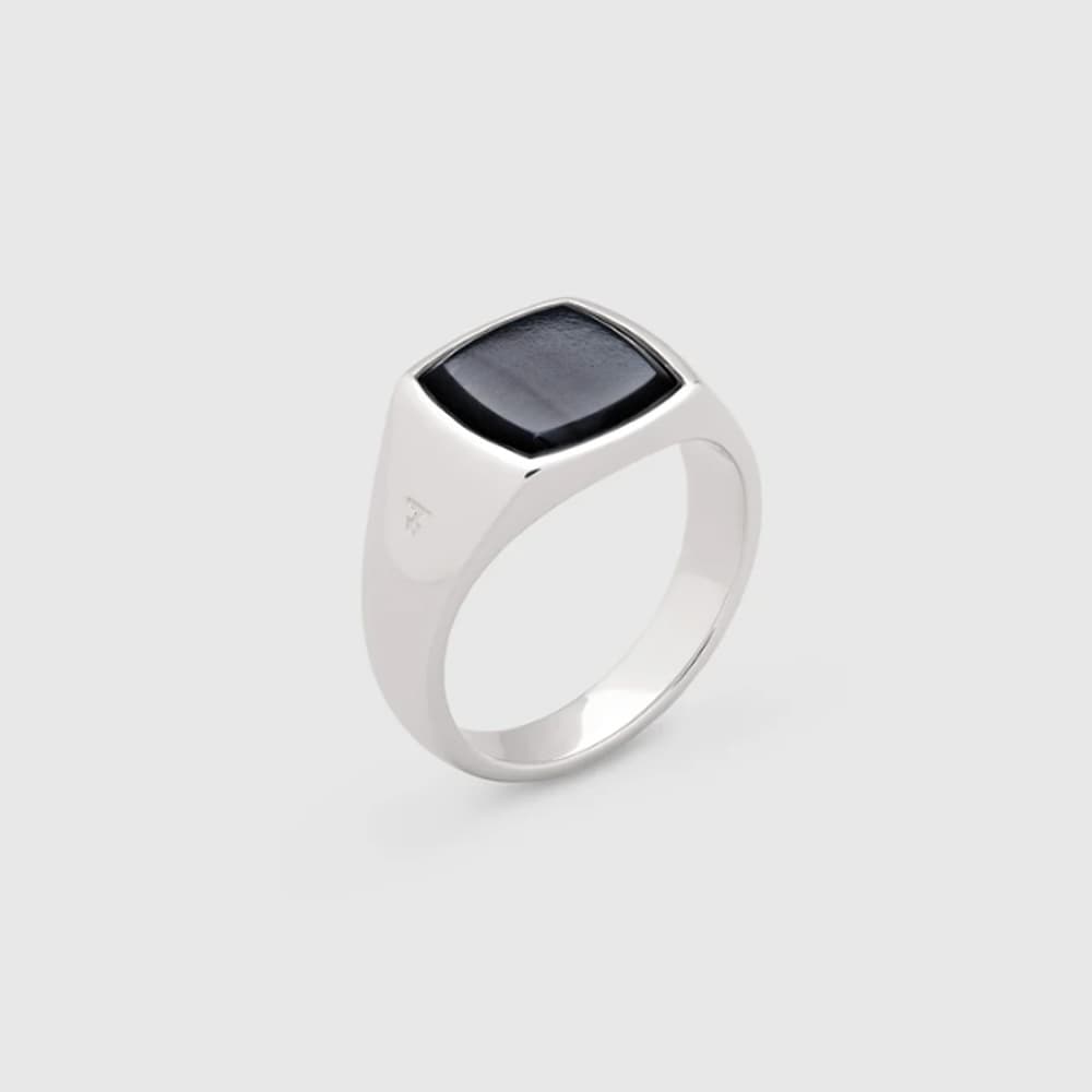 Ring, Kay Blue Hawk Eye sølv