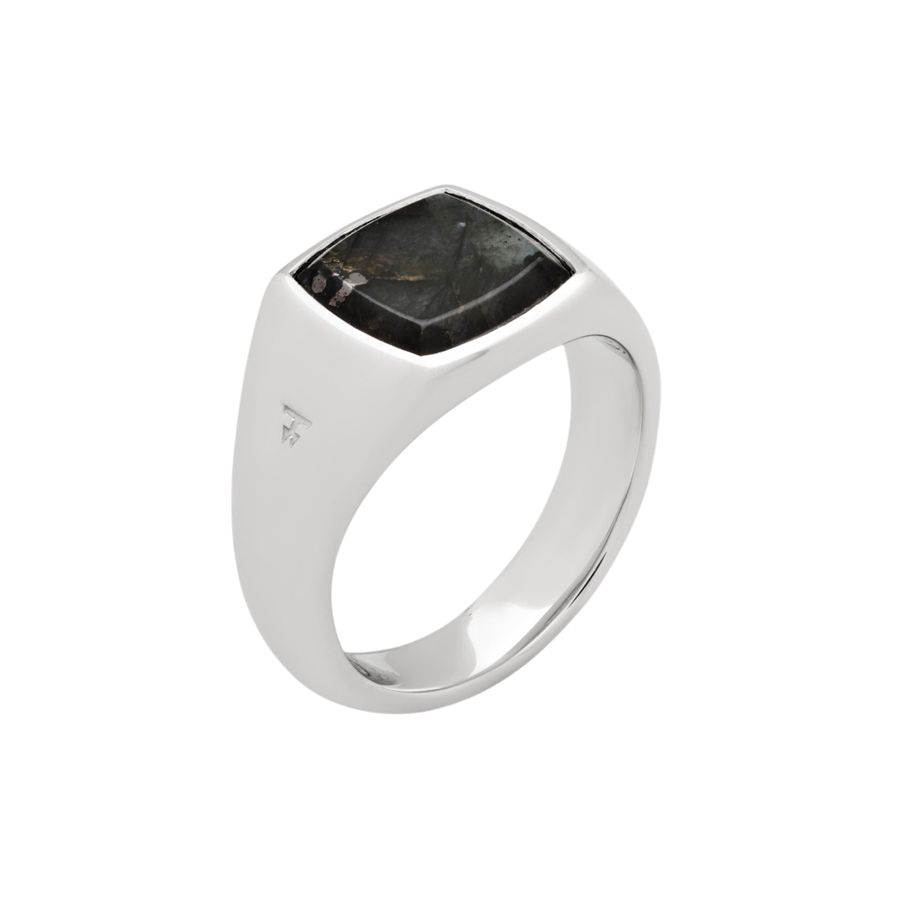 Ring, Kay Larvikitt sort