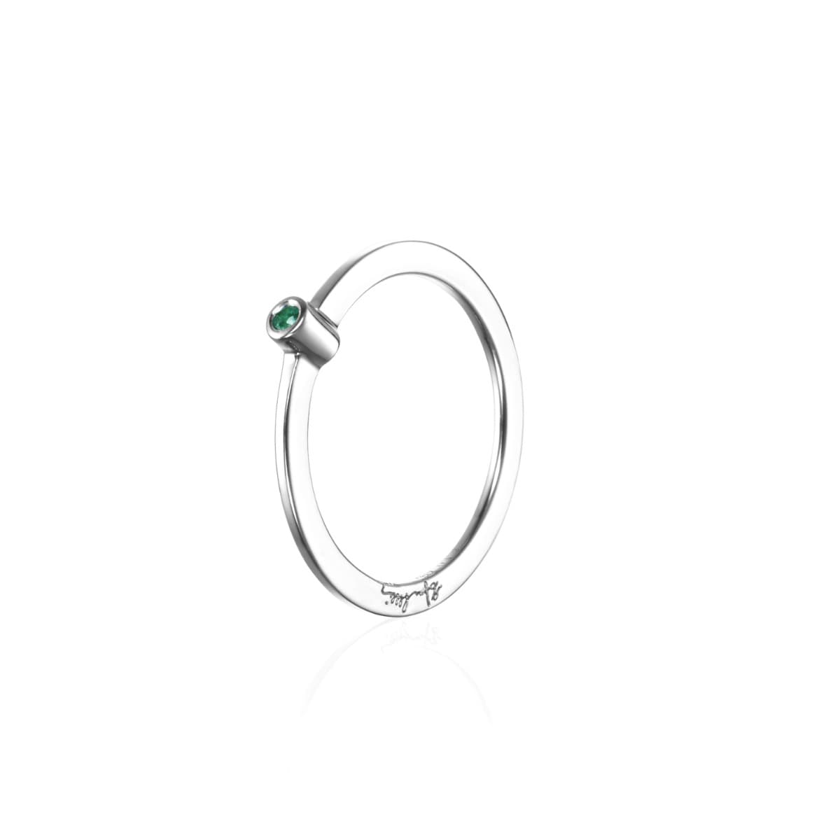 Ring, Micro Blink Grønn Smaragd