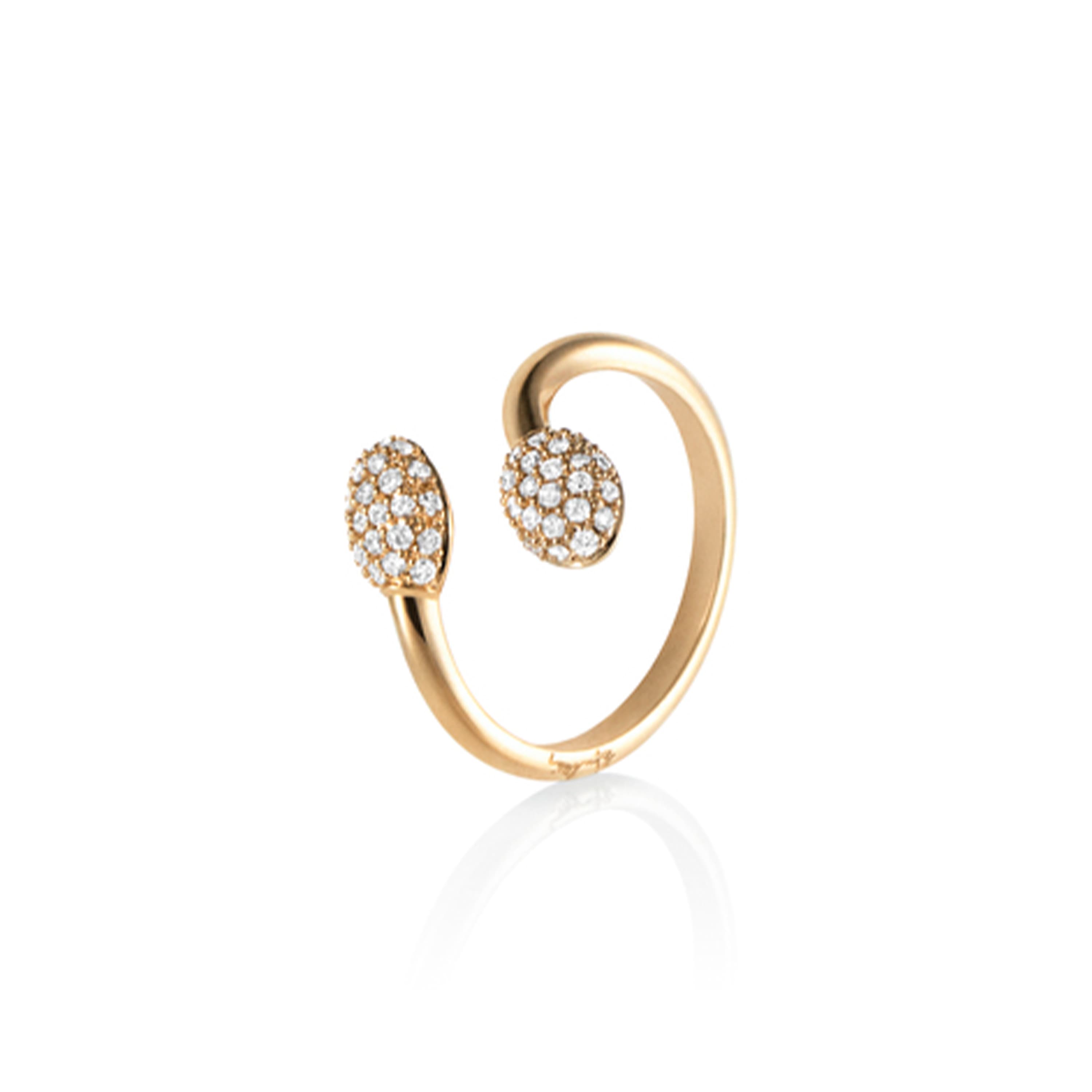 Ring, Love Bead & Stars Twin gult gull