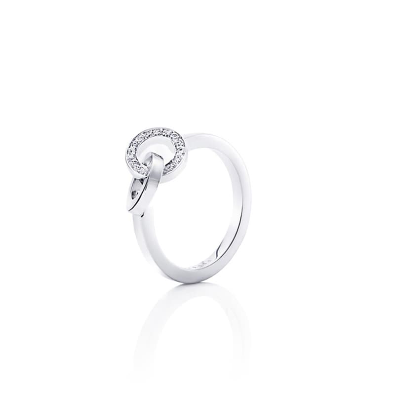 Ring, You & Me hvitt gull