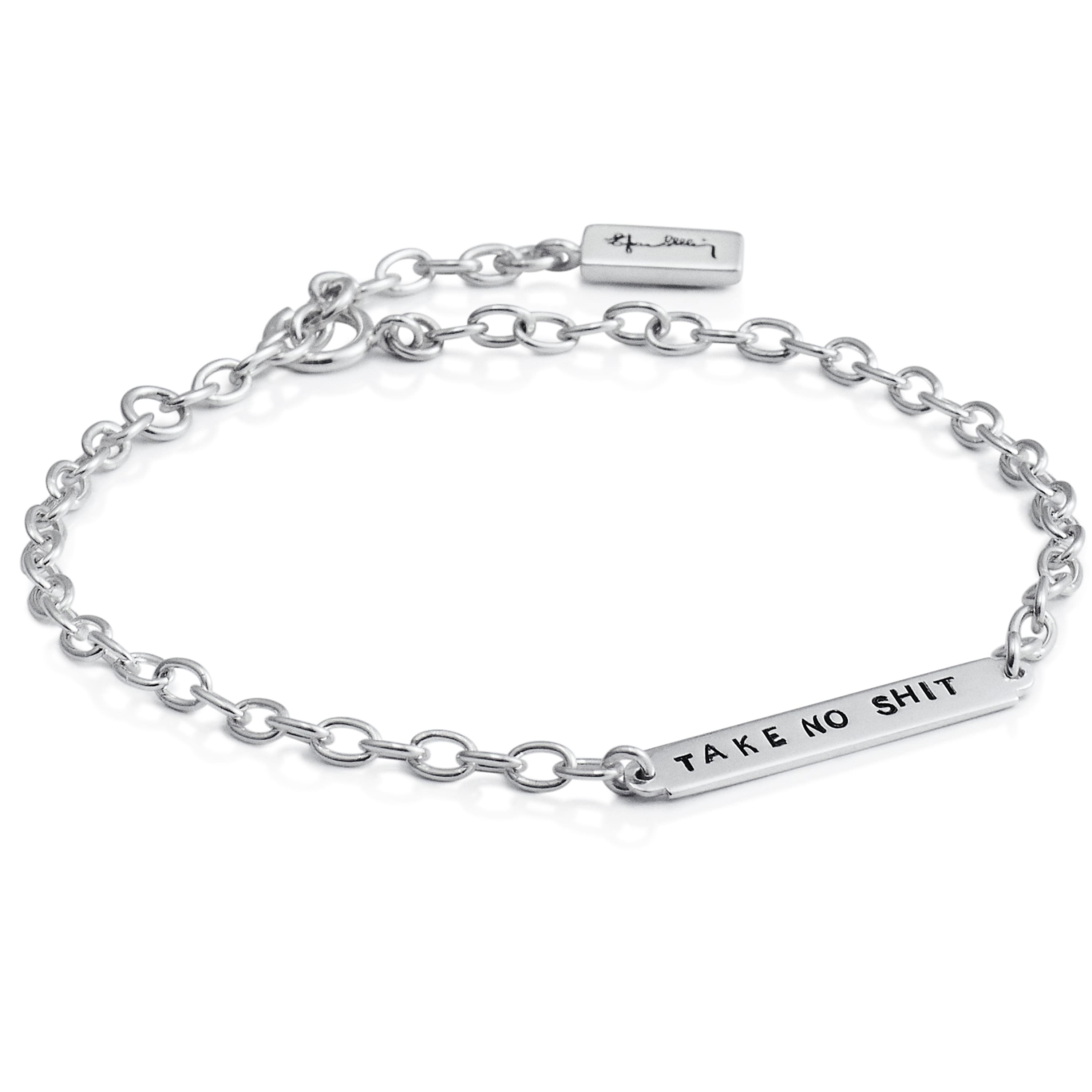 Armbånd, Power Plates Bracelet - Take No Shit