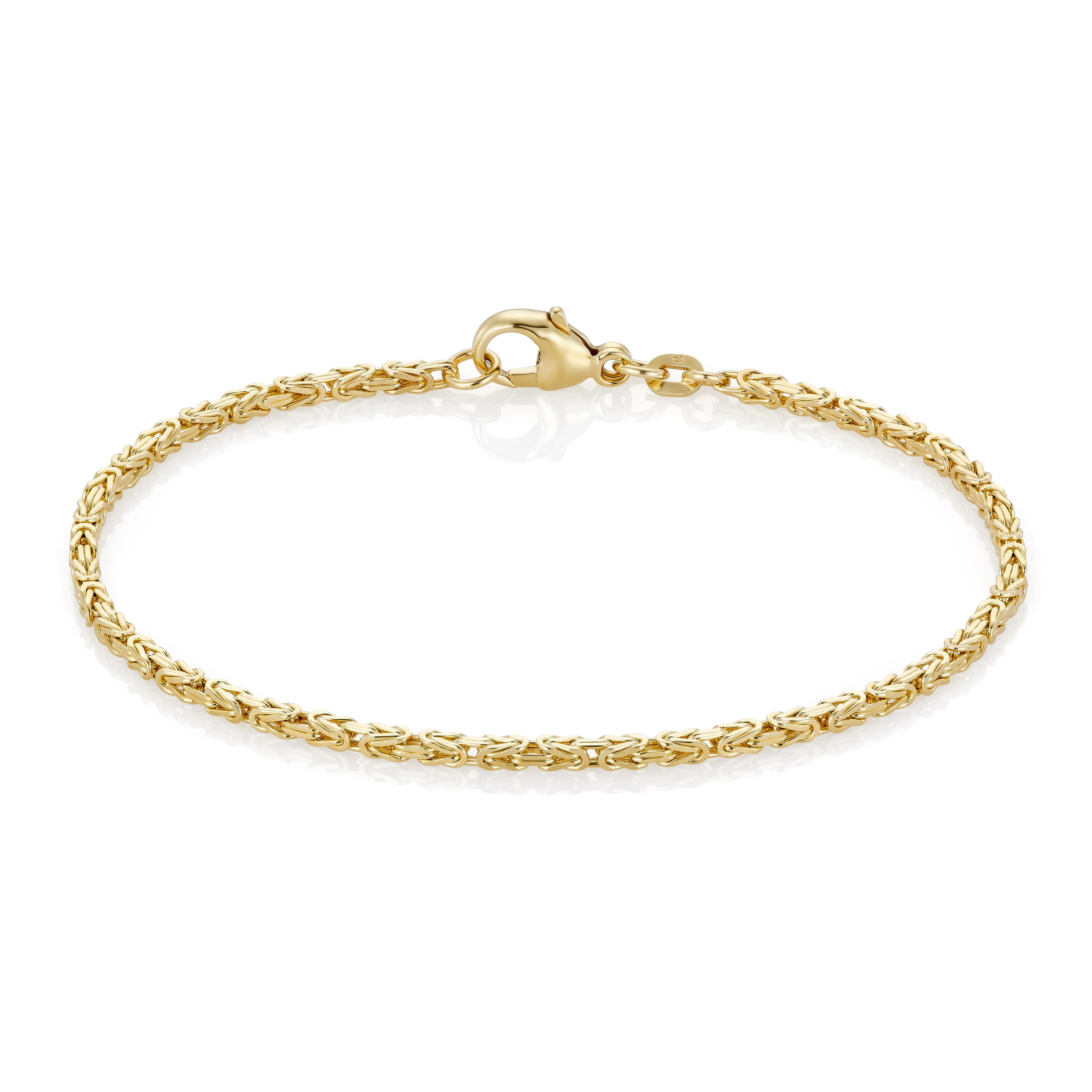 Armbånd, Kongekjede 1,8 mm gult gull