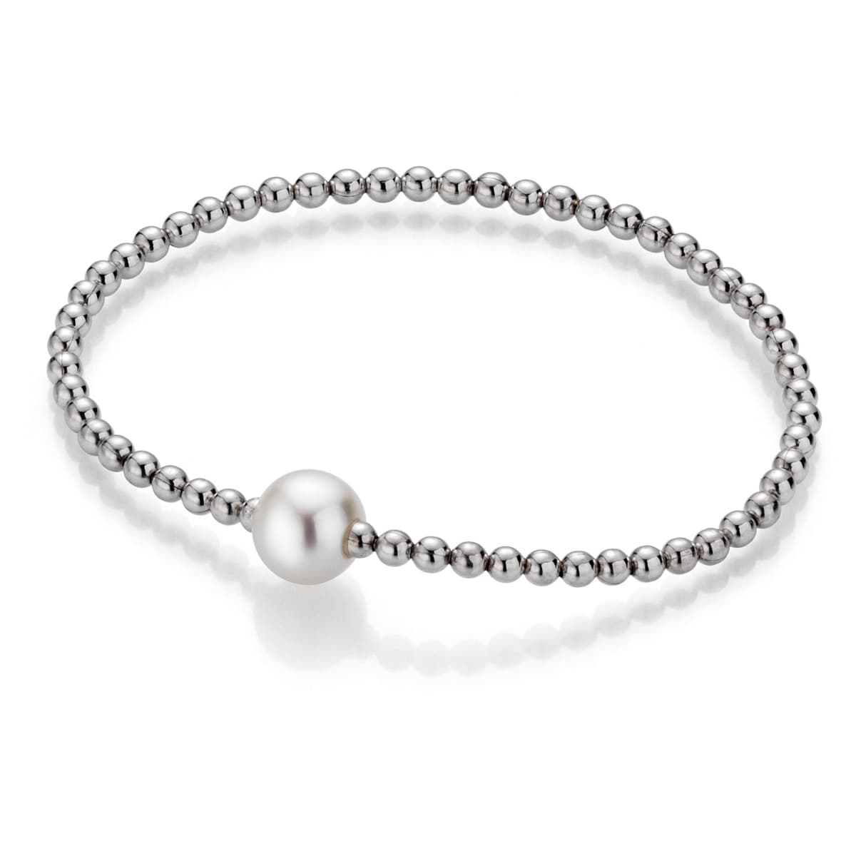 Armbånd, Flex Ferskvannsperle 10-10,5 mm
