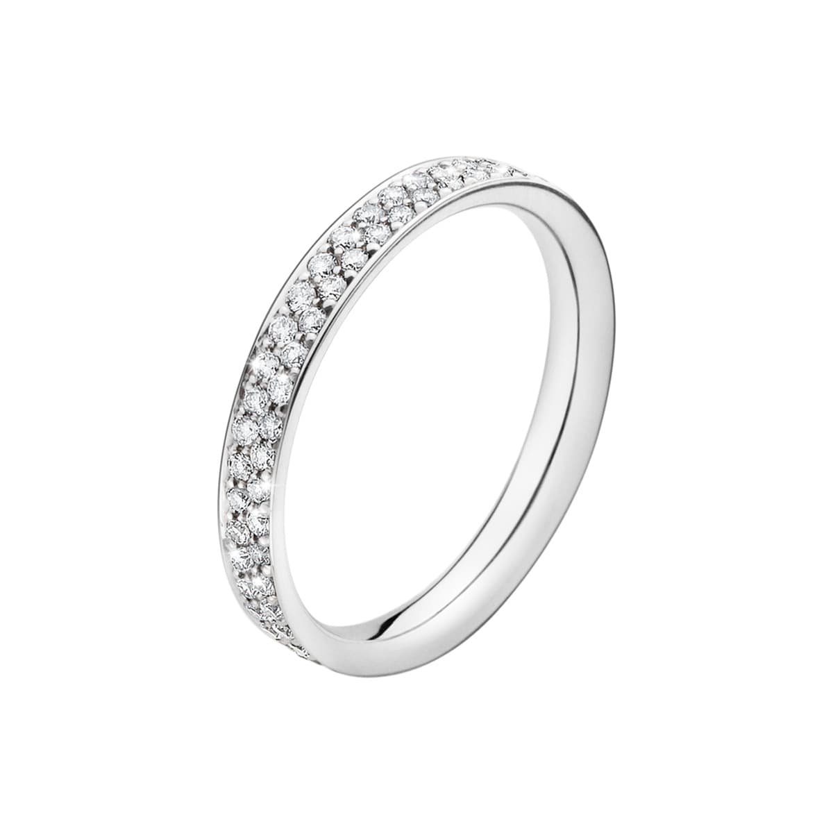 Ring, Magic pavé hvitt gull
