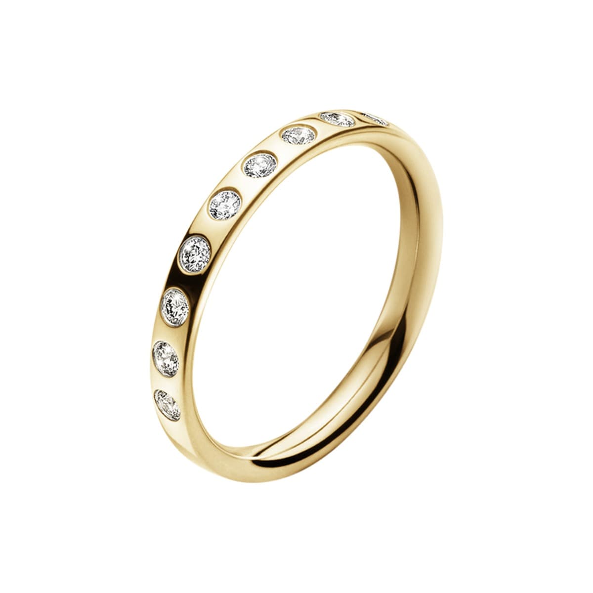 Ring, Magic med diamanter 0,18 ct gult gull