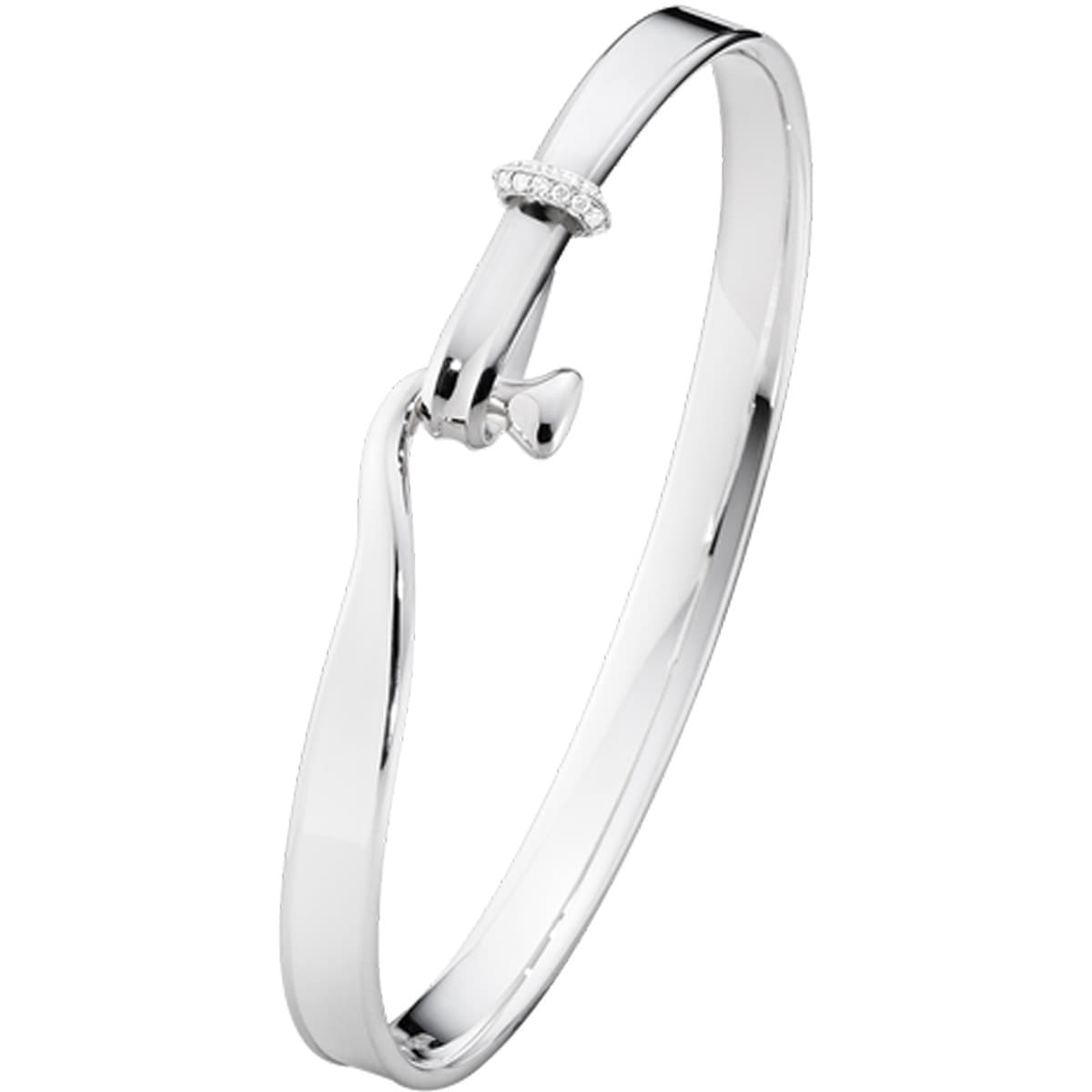 Armring, Torun med diamanter sølv