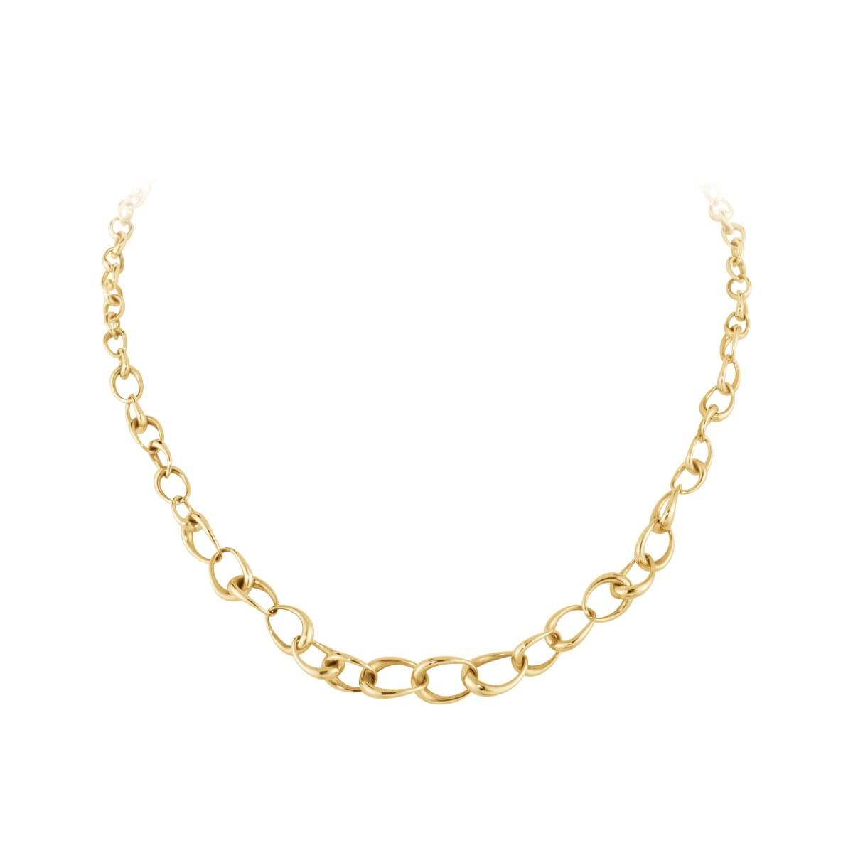 Kjede, Offspring Collier gult gull