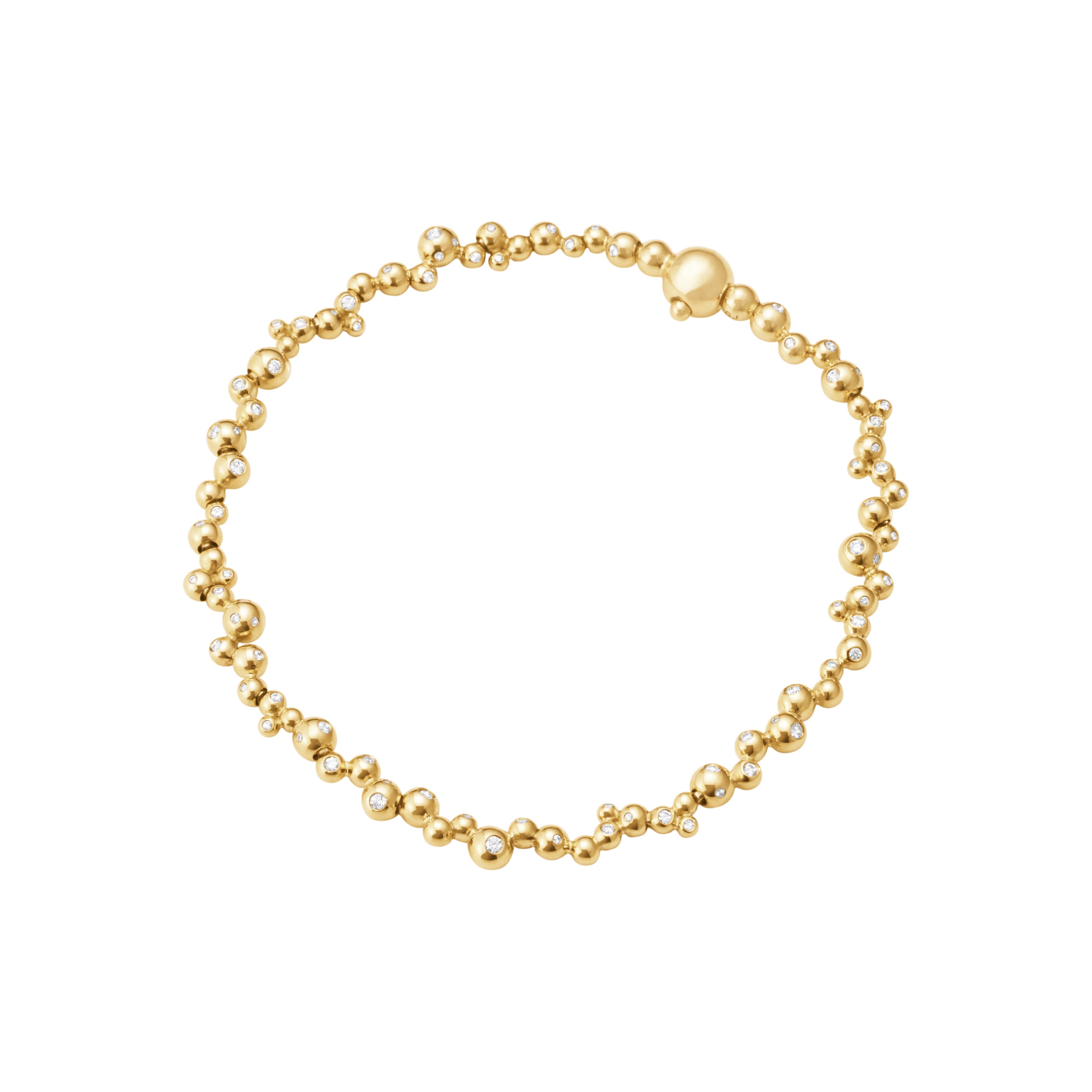 Armbånd, Moonlight Grapes 0,43 ct gult gull