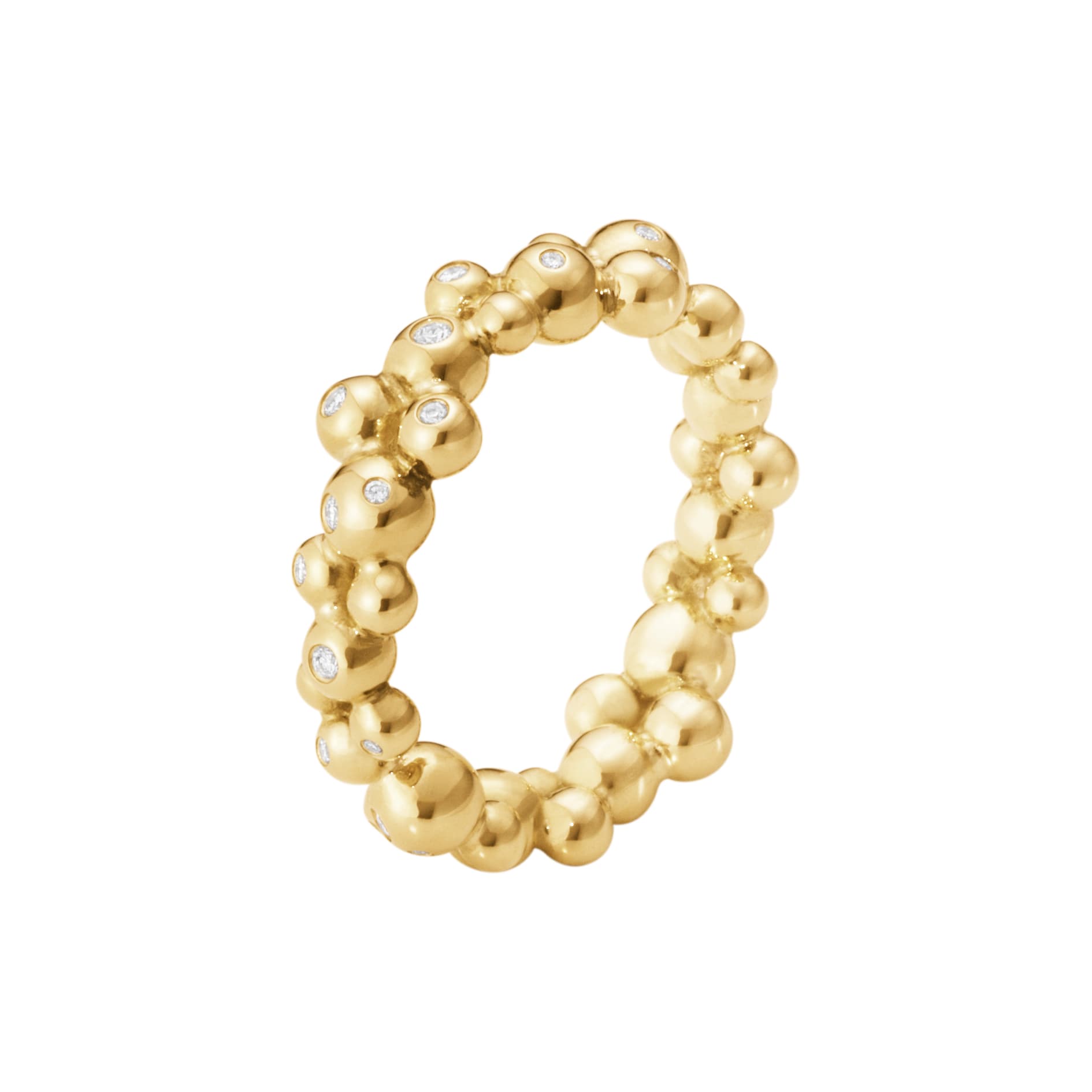 Ring, Moonlight Grapes 0,17 ct gult gull