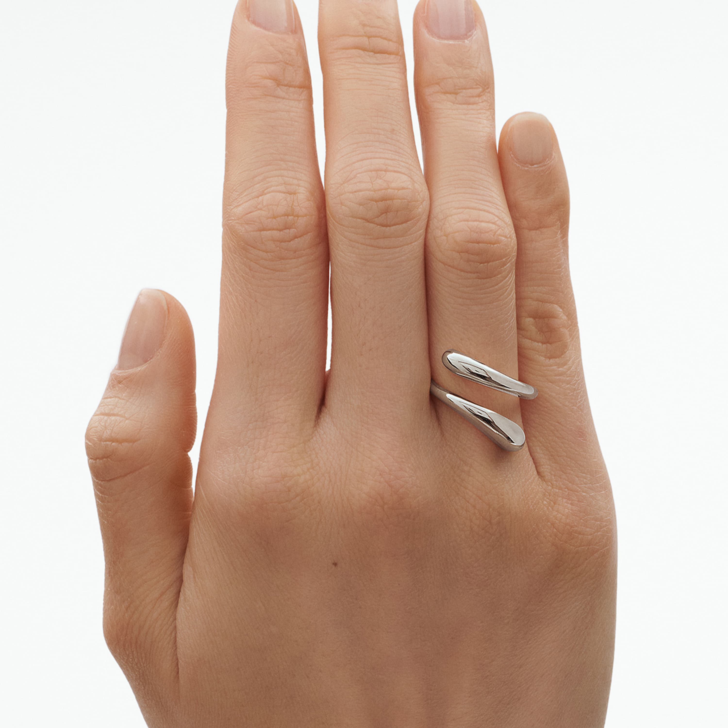 Ring, Mercy Twist sølv