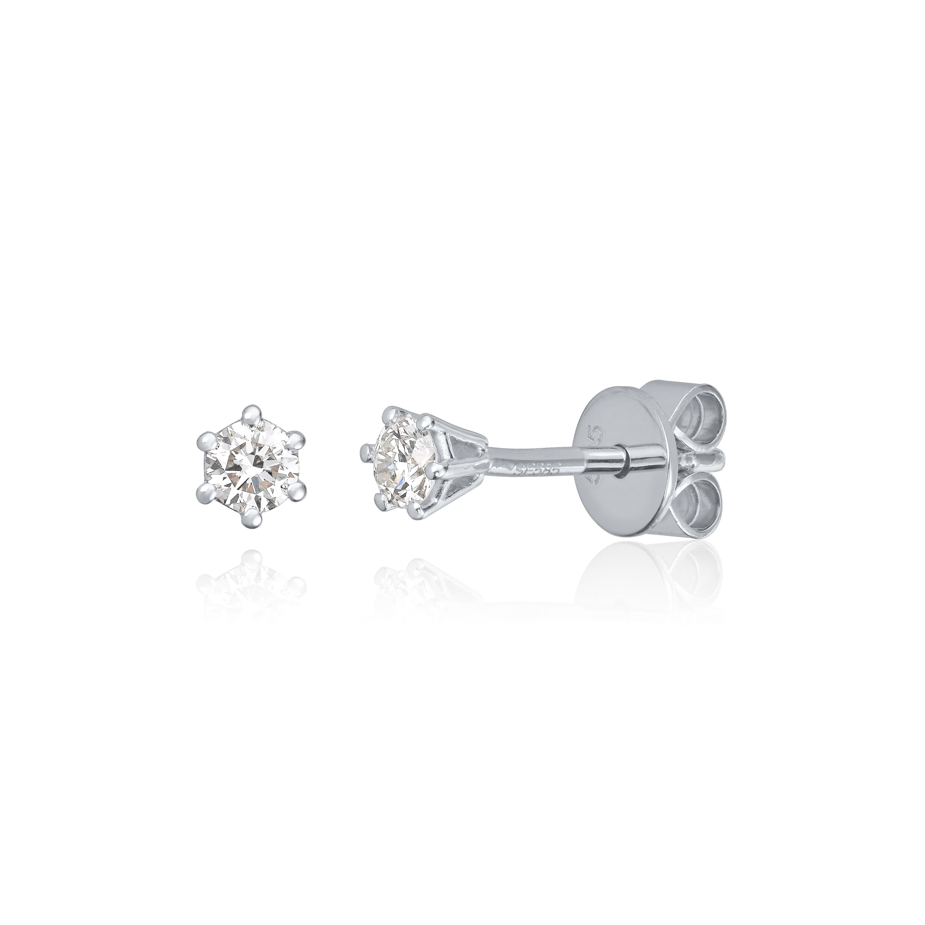 Øredobber, Min Første Diamant 0,06 ct