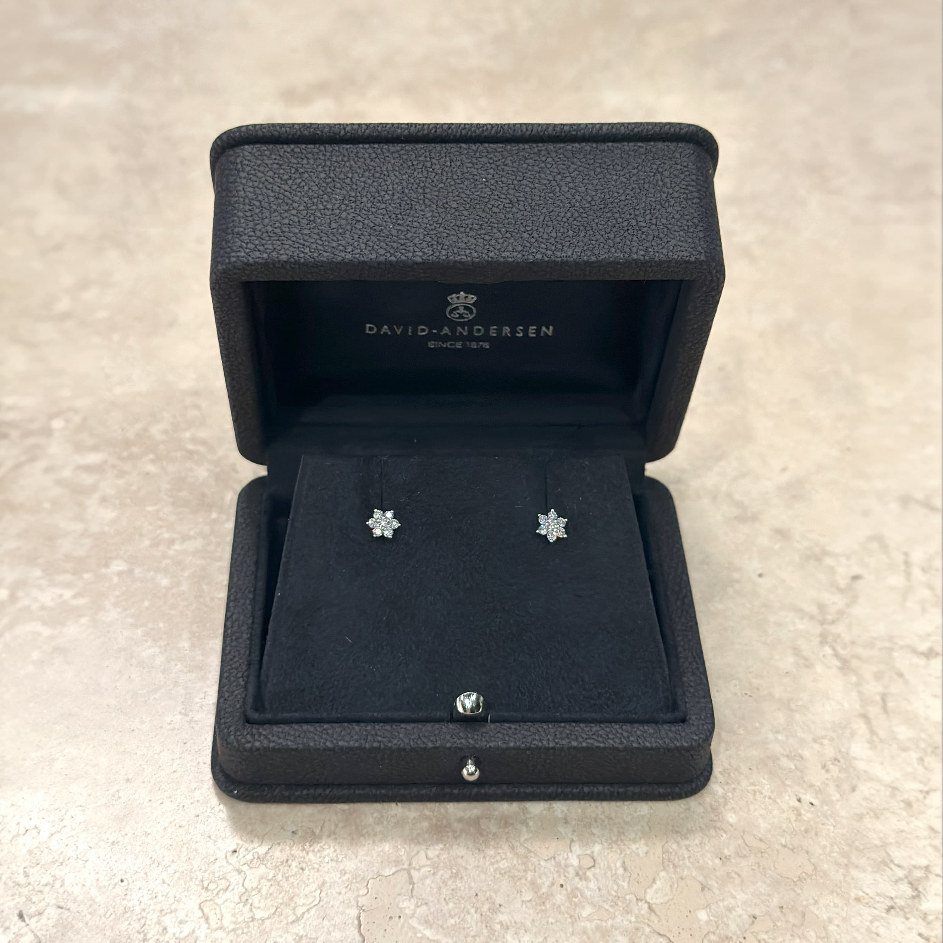 Øredobber, Stjerne med diamanter 0,24 ct