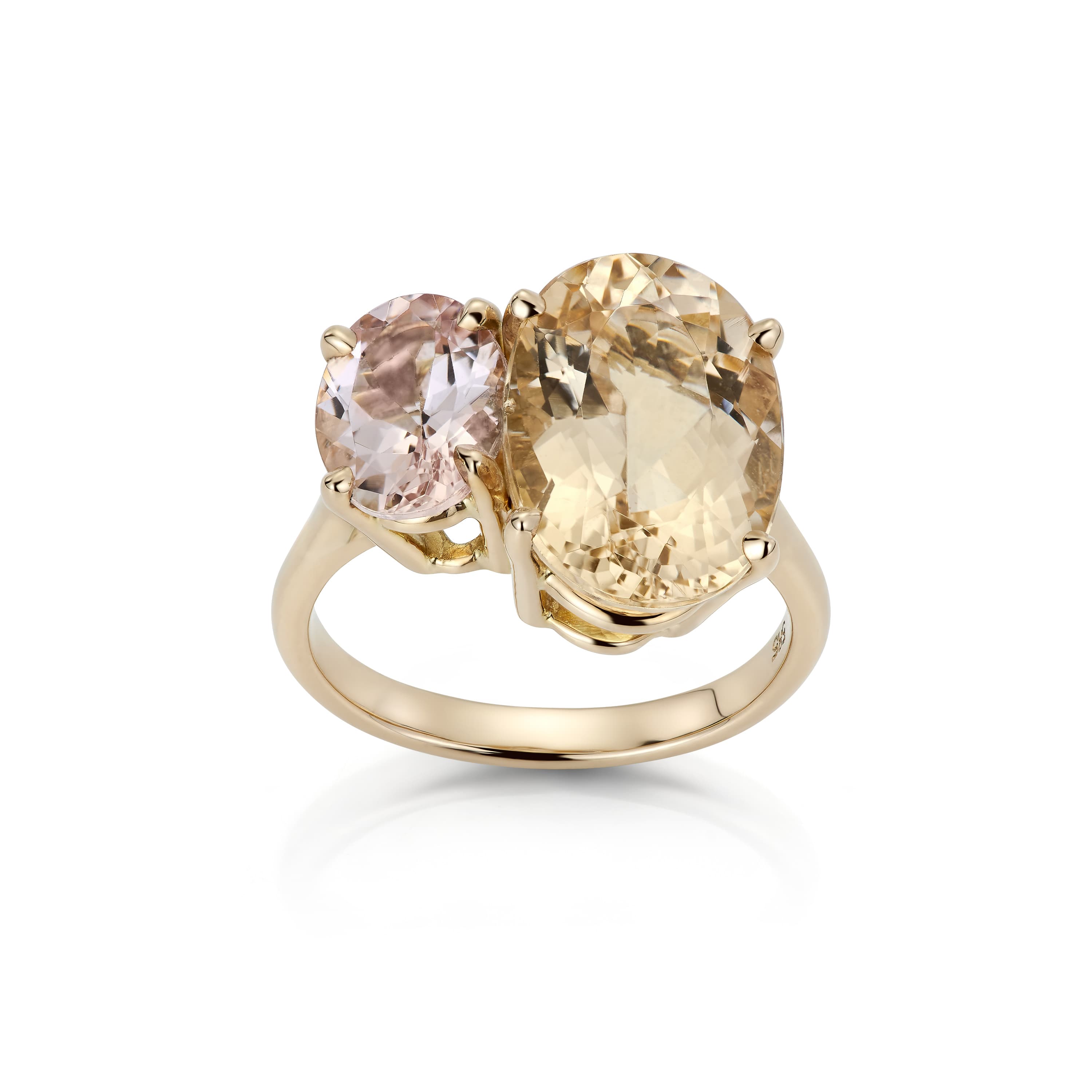 Ring, Heliodor og morganitt