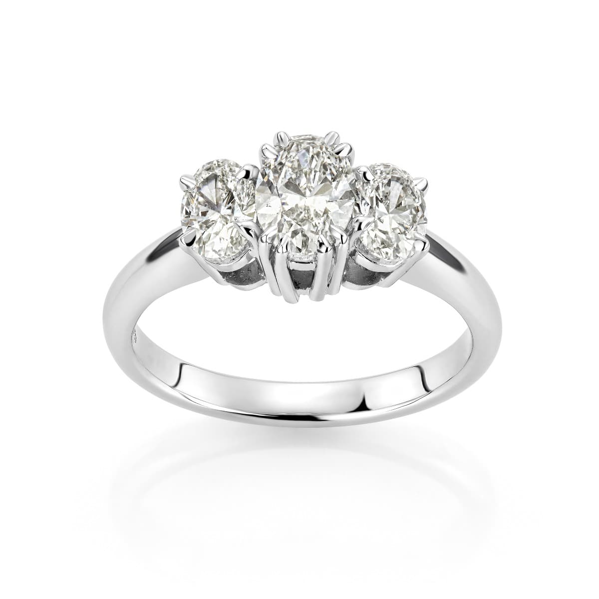 Ring, D-A Christiania diamanter 1,50 ct