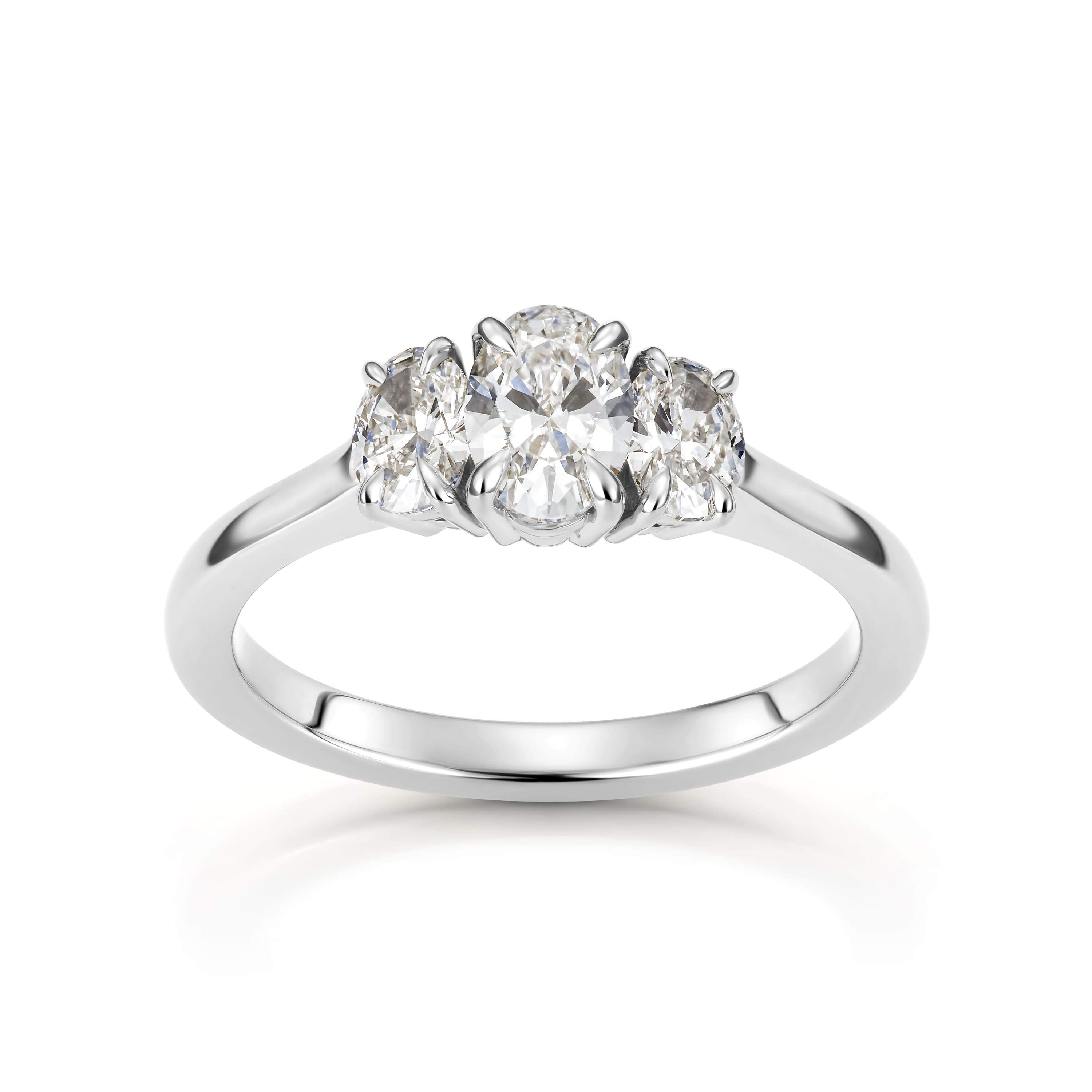Ring, D-A Christiania diamanter 1,00 ct