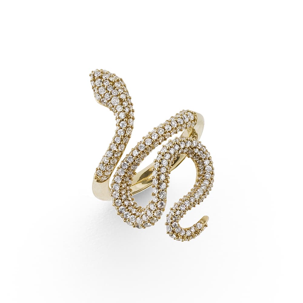 Ring, Snakes pavért medium
