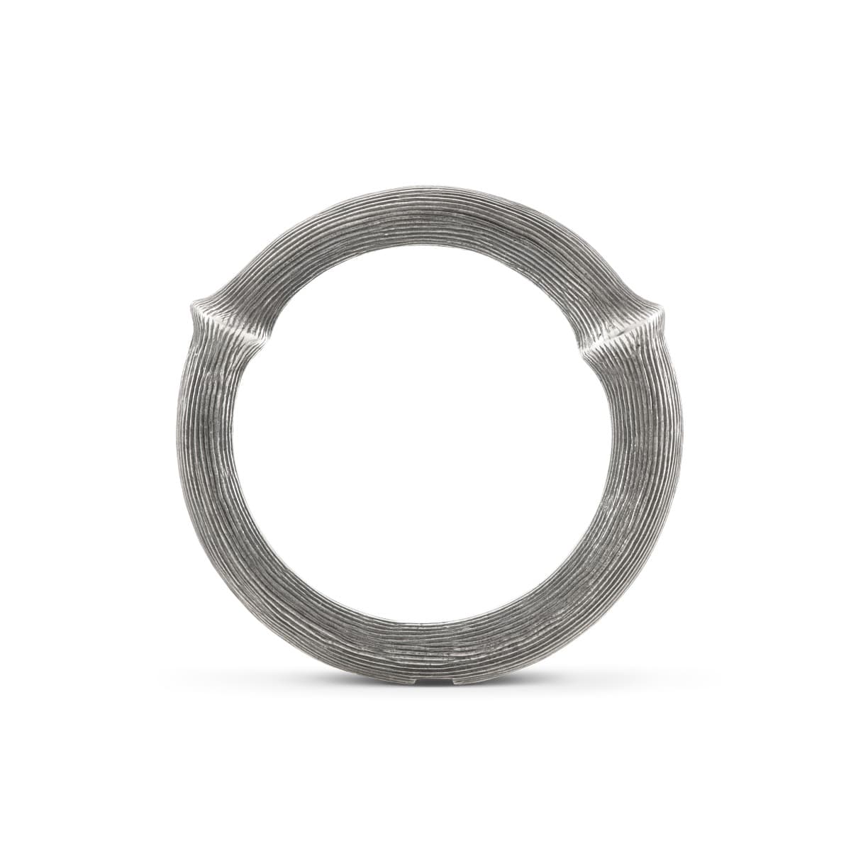 Ring, Nature Nr. 4 Oksidert sølv