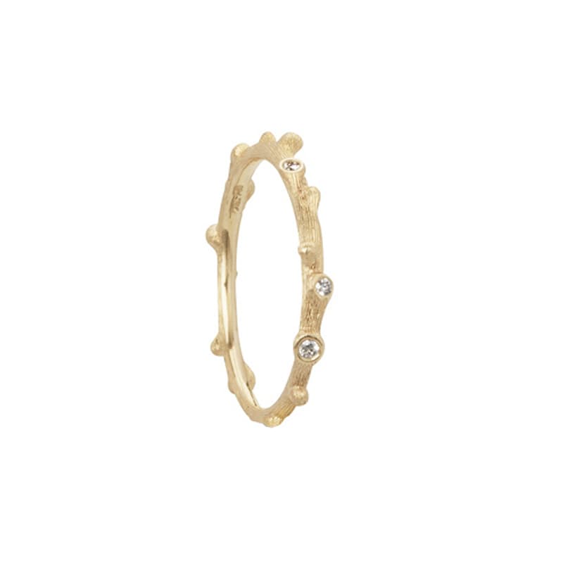 Ring, Nature med diamanter