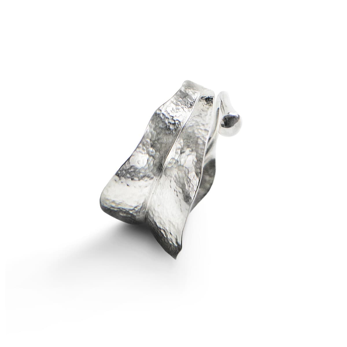 Ring, Leaves medium sølv