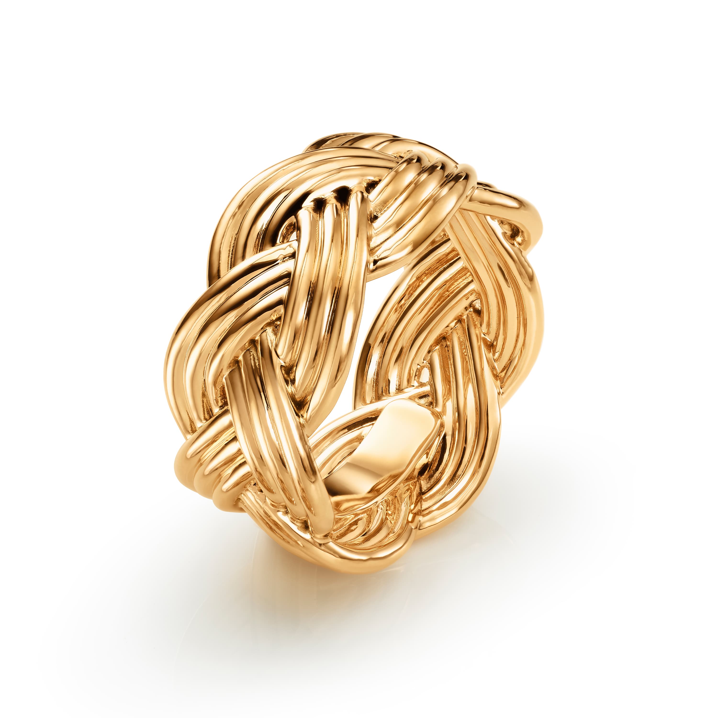 Ring, Flettet stor gult gull