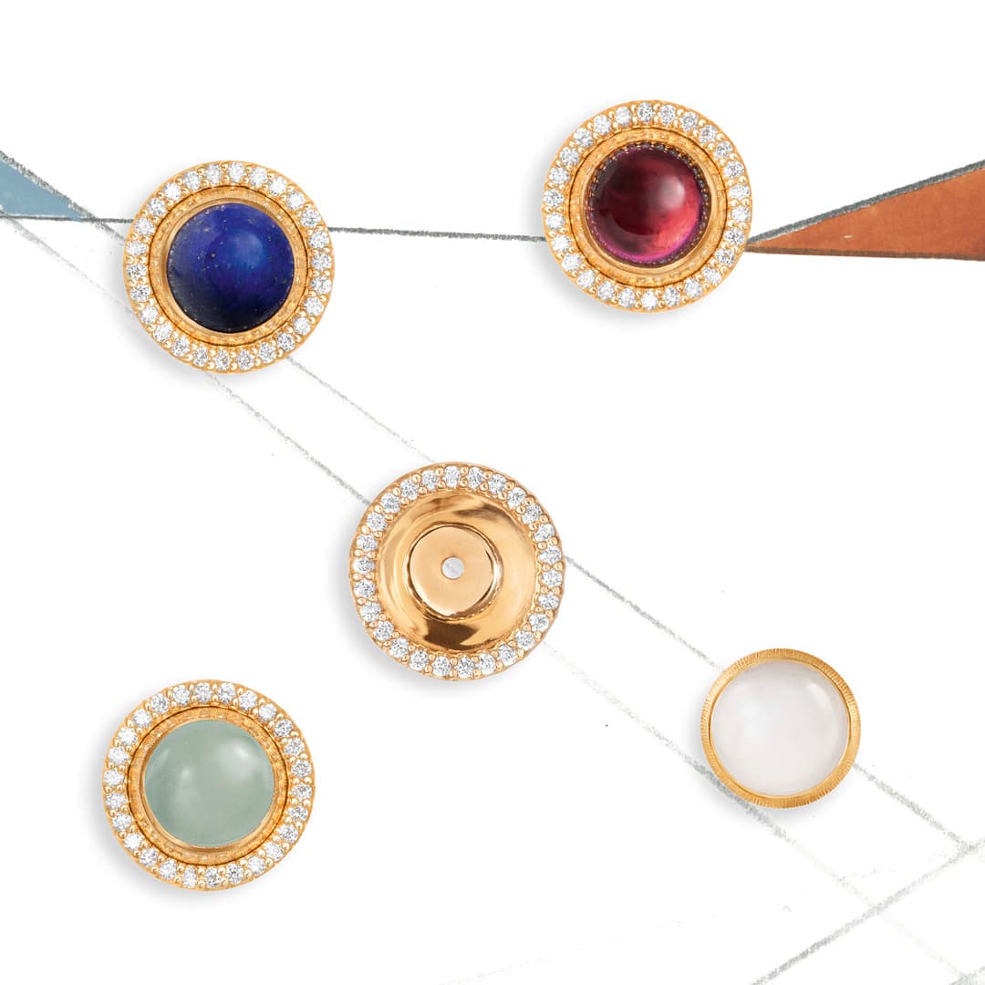 Anheng, Lotus krans med diamanter