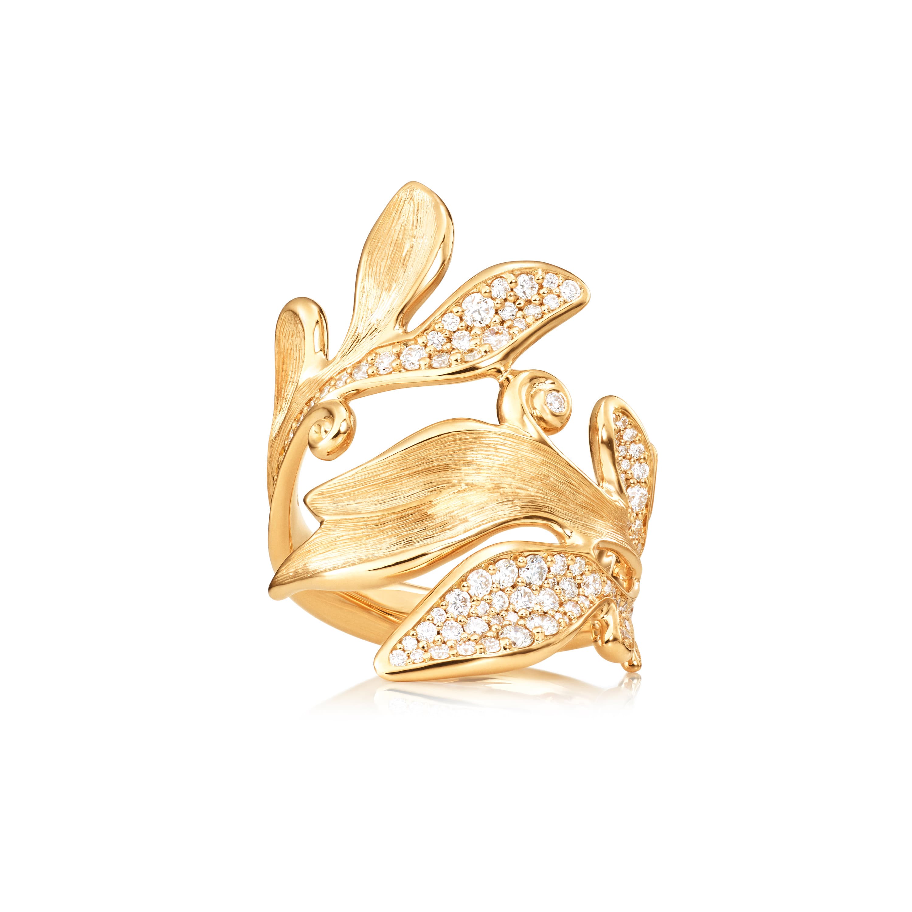 Ring, Forest med diamanter 0,65 ct