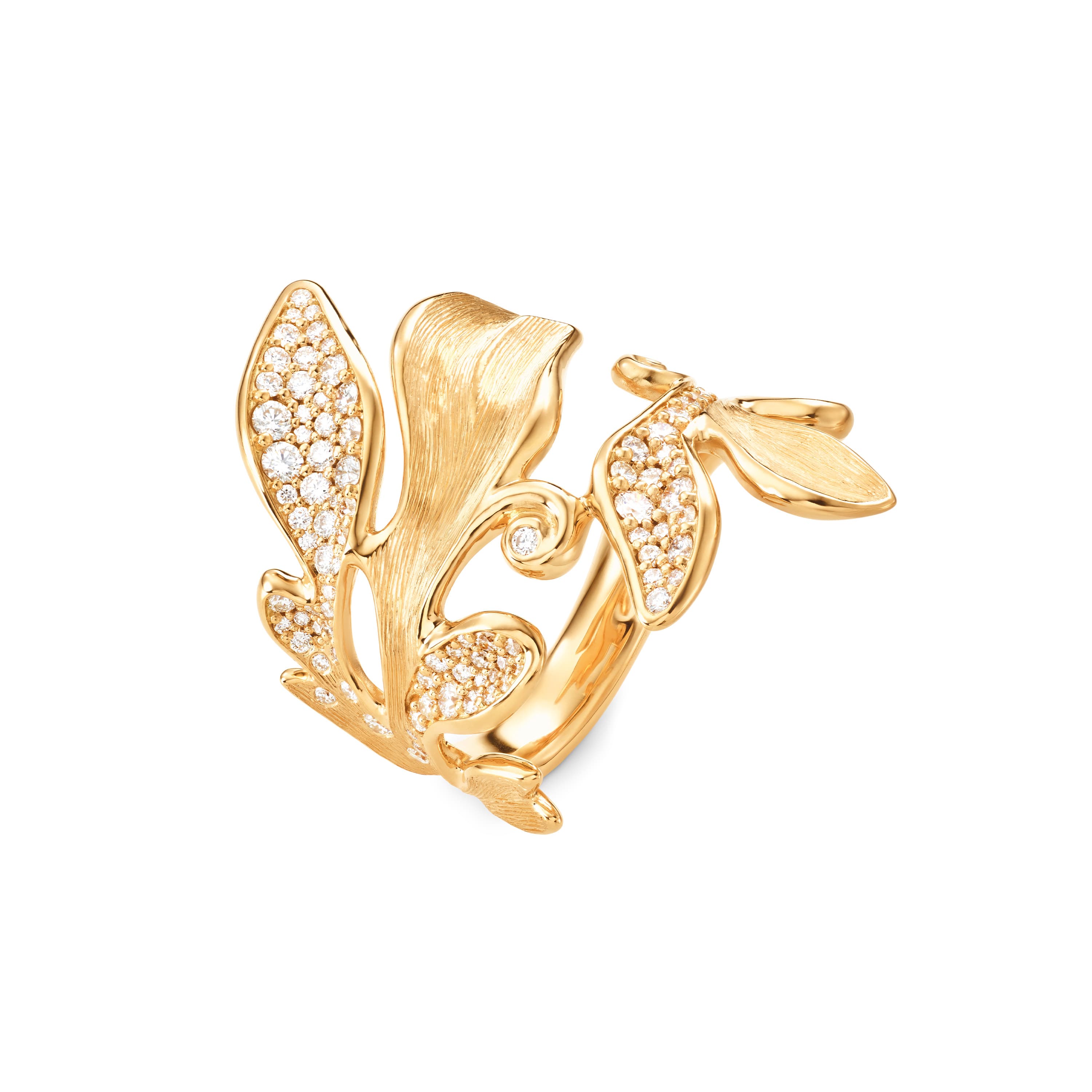 Ring, Forest med diamanter 0,65 ct