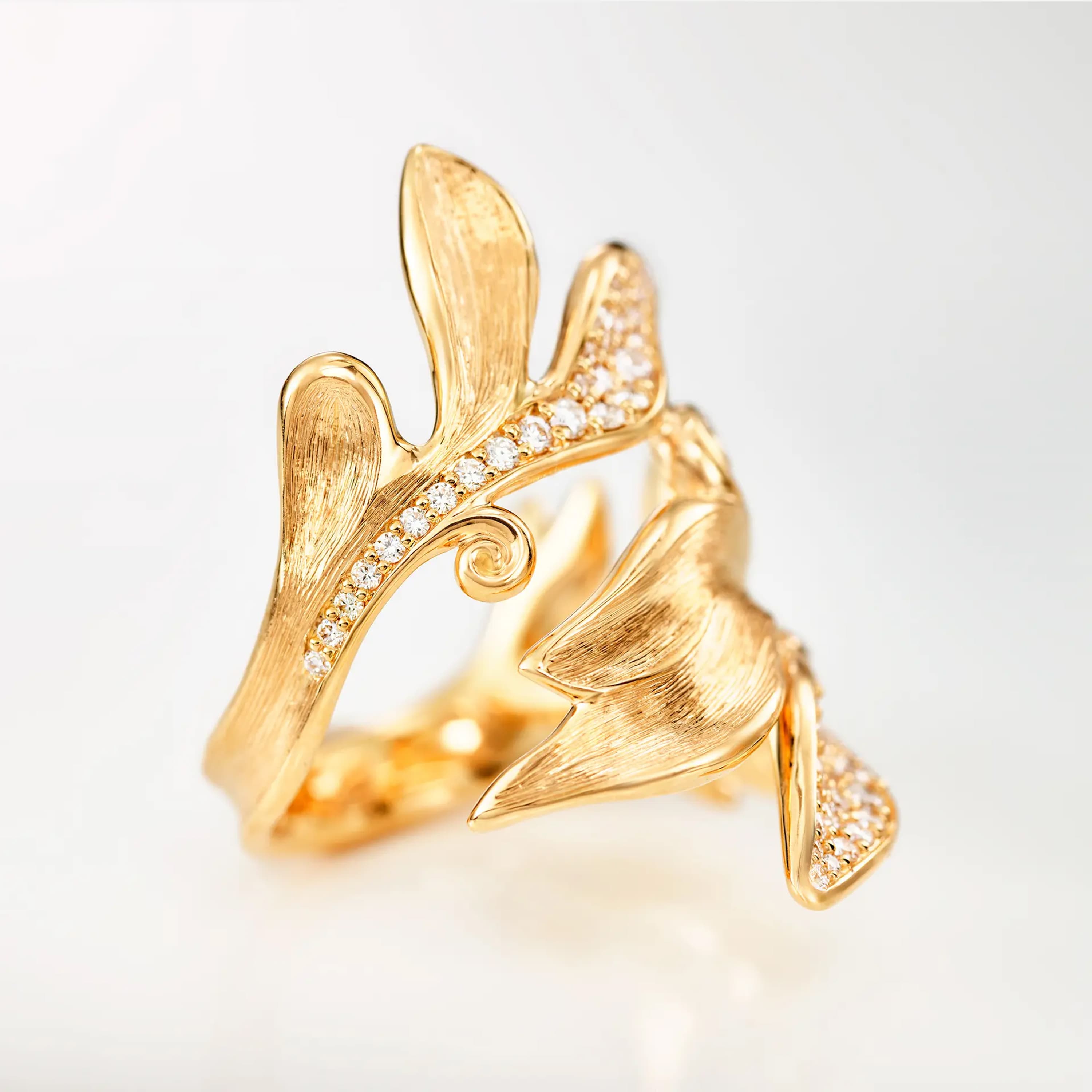 Ring, Forest med diamanter 0,65 ct