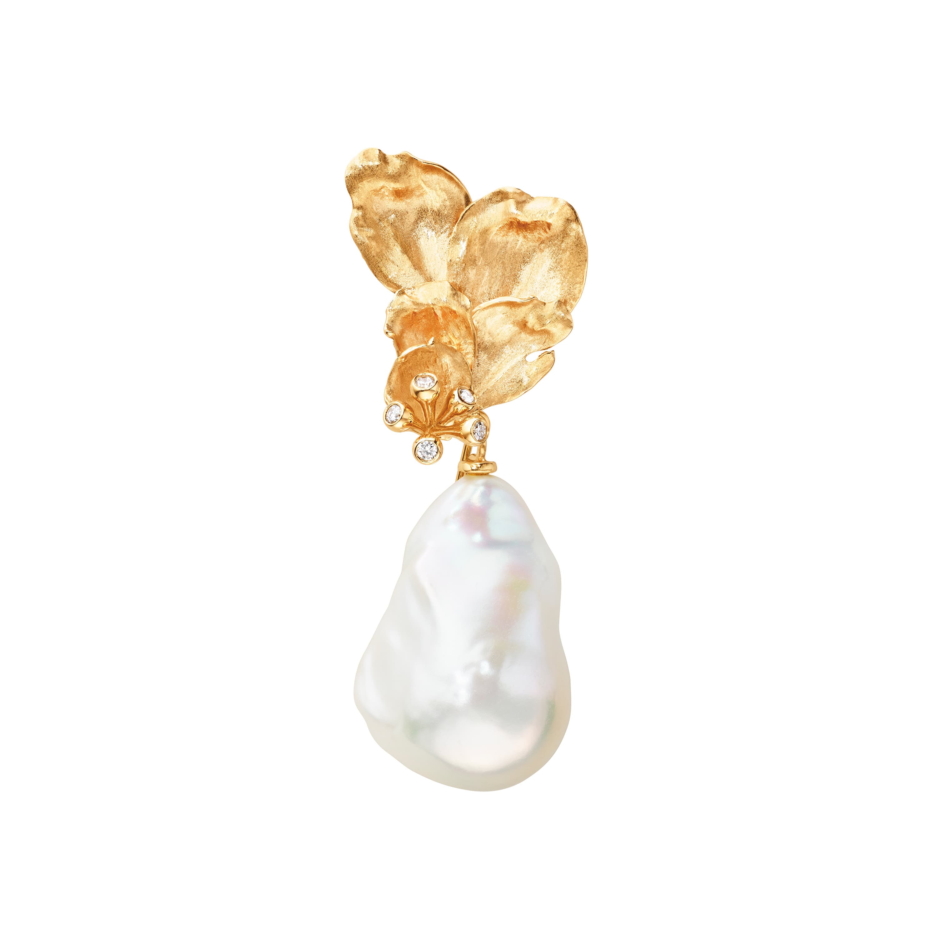 Øredobber, Wild Rose diamanter 0,10 ct