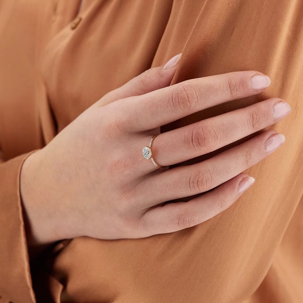 Ring, Dancing Sunset Pavé liten