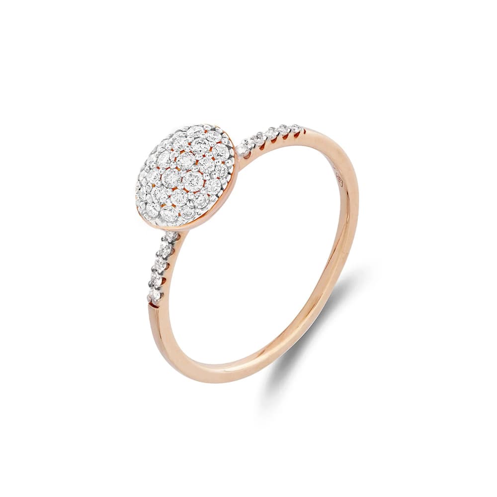 Ring, Dancing Sunset Pavé liten