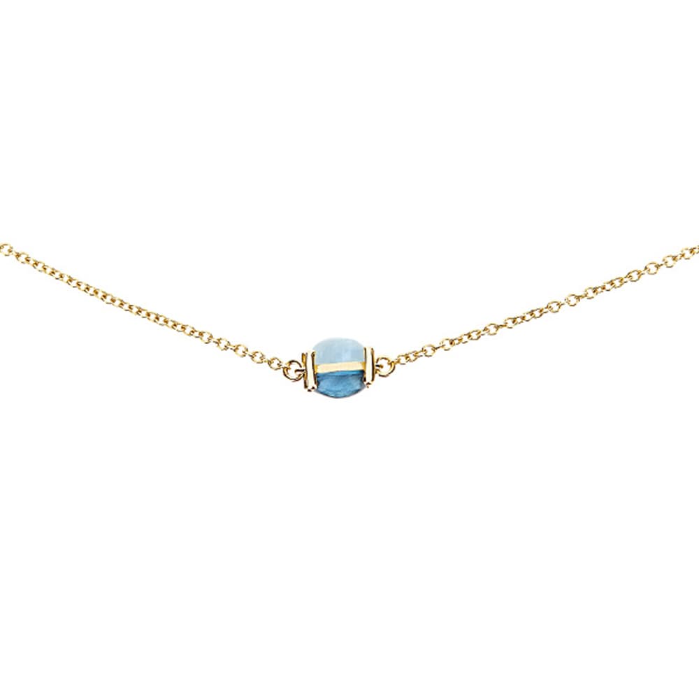 Kjede, Dancing In The Rain Azure - London Blue Topas