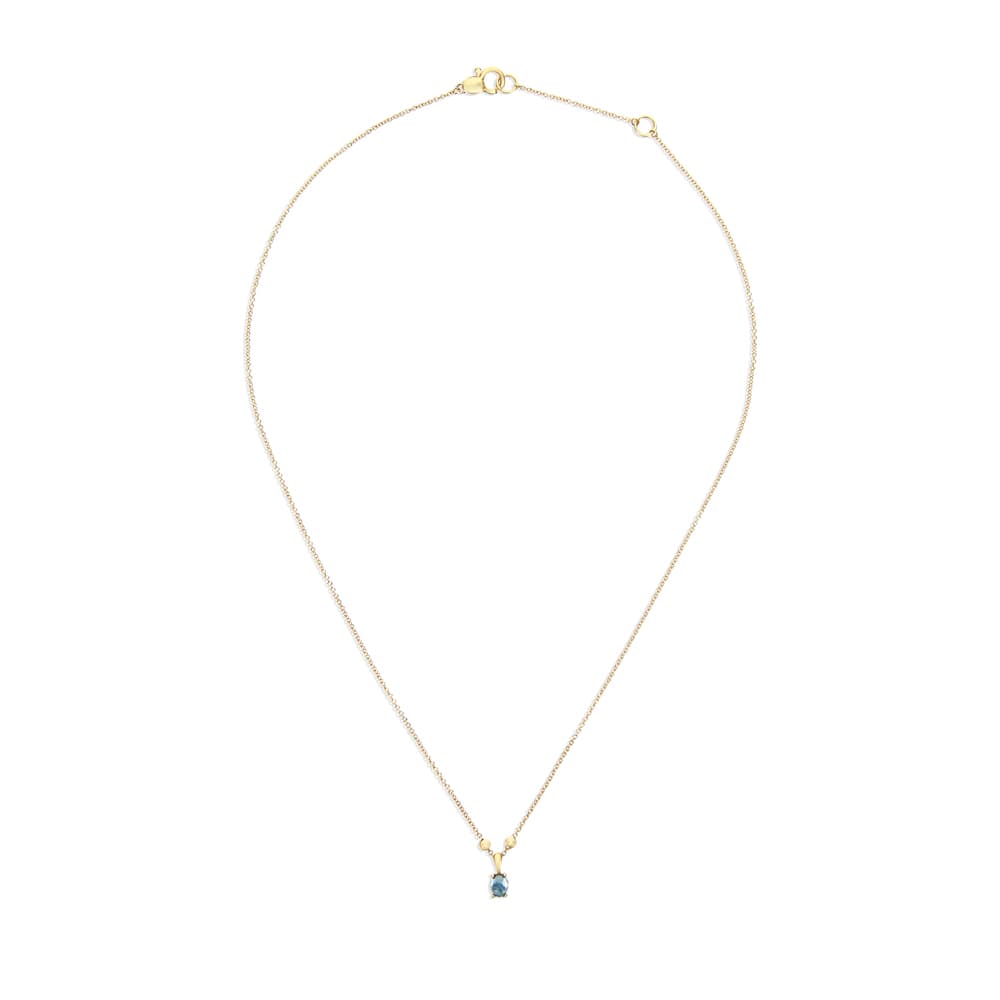 Kjede, Dancing In The Rain Azure - London Blue Topas