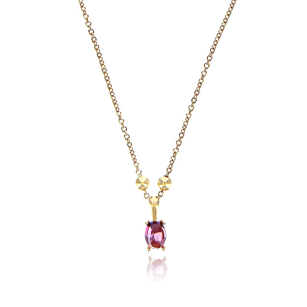 Kjede, Dancing In The Rain Tourmalines - Rosa Turmalin