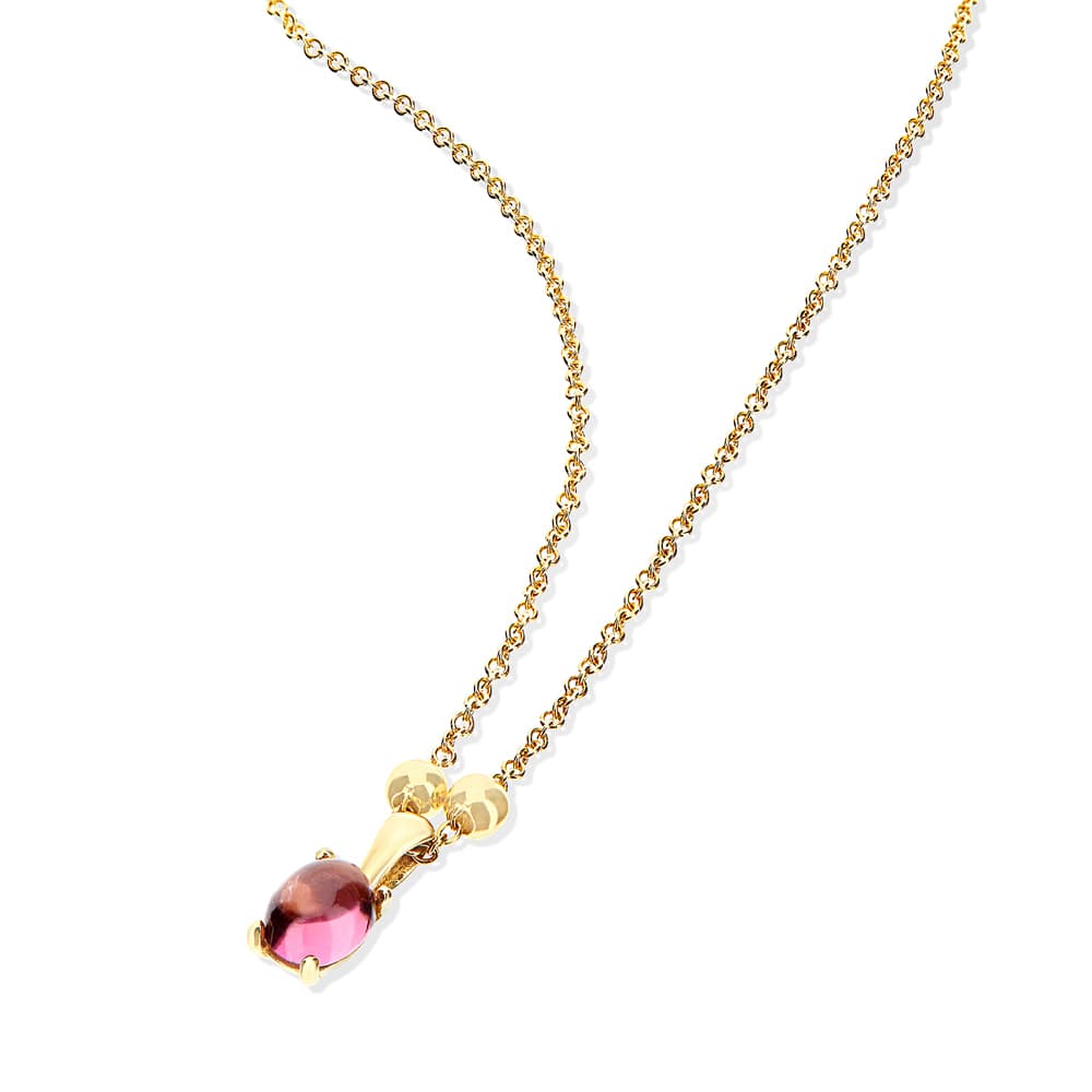 Kjede, Dancing In The Rain Tourmalines - Rosa Turmalin