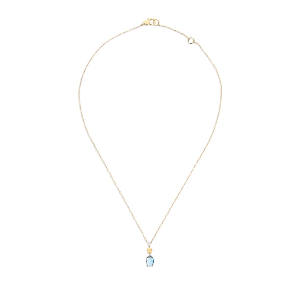Kjede, Dancing In The Rain Azure - London Blue Topas