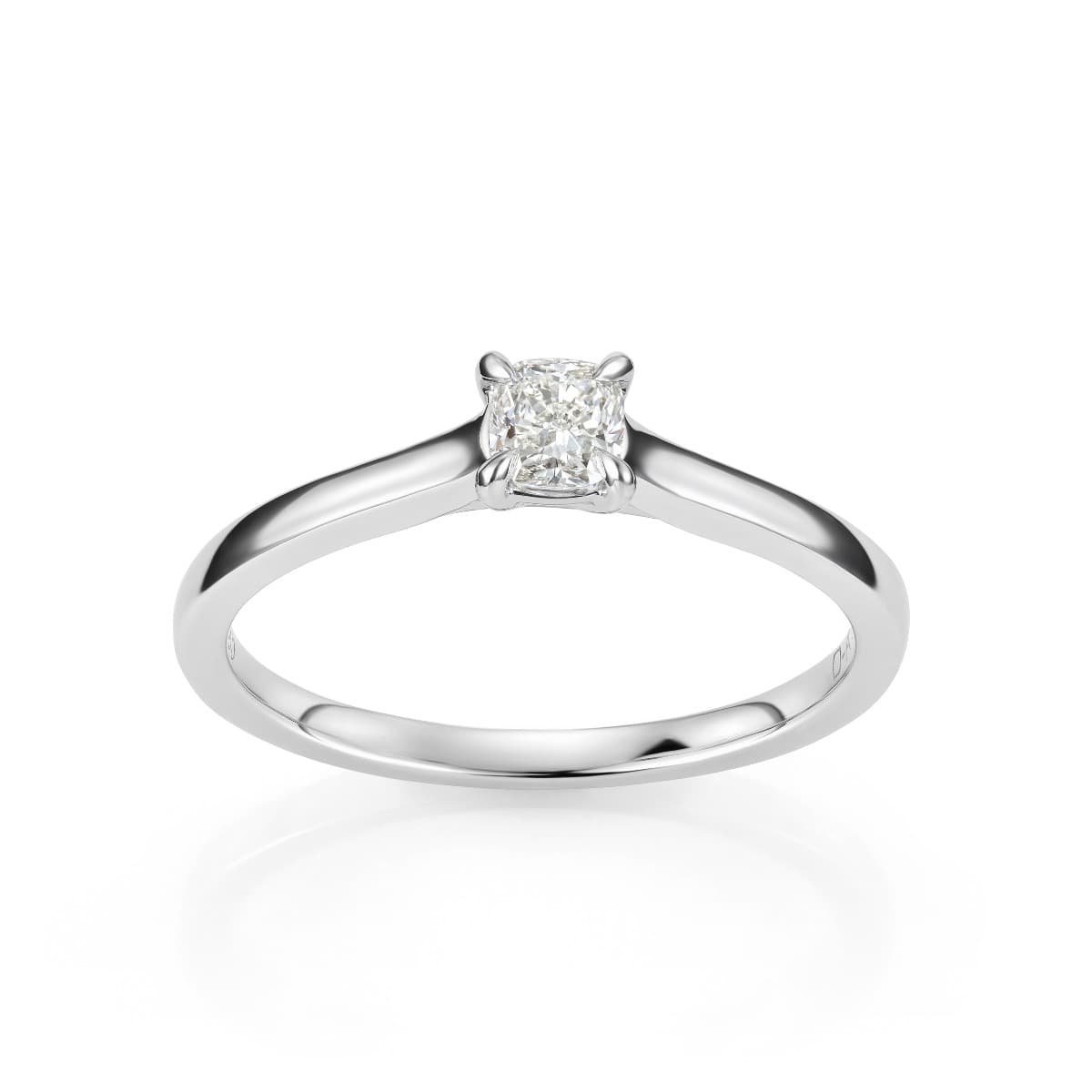 Ring, Enstens cushionslipt diamant