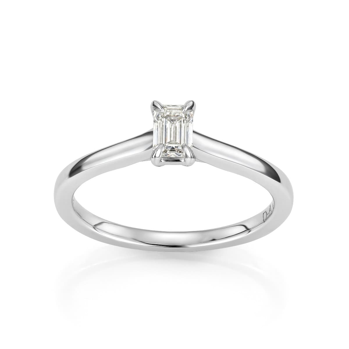 Ring, Enstens smaragdslipt diamant