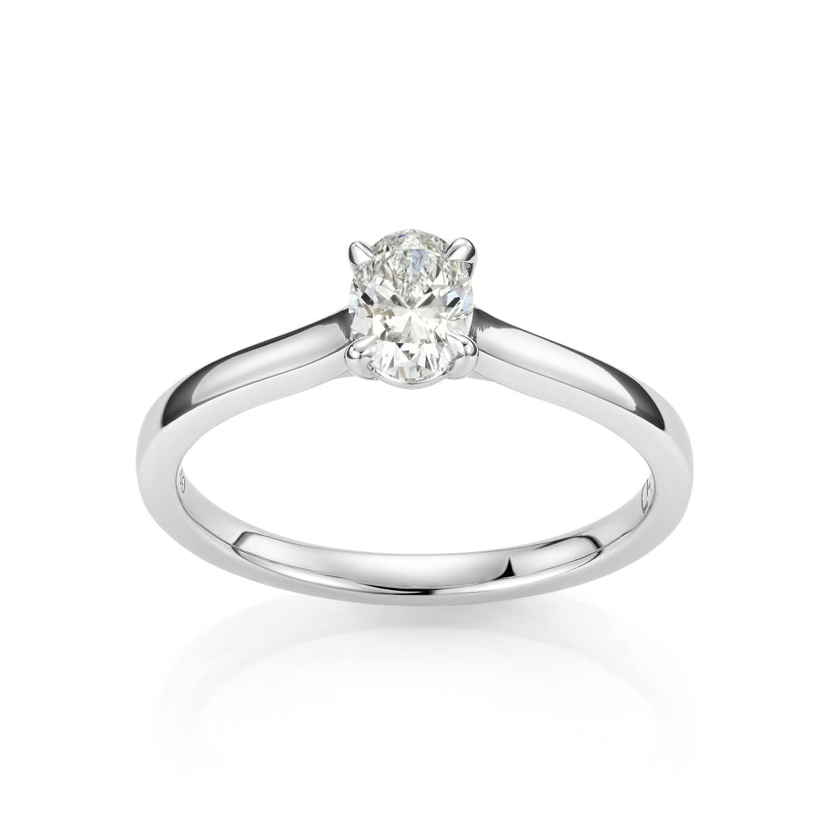 Ring, Enstens ovalslipt diamant