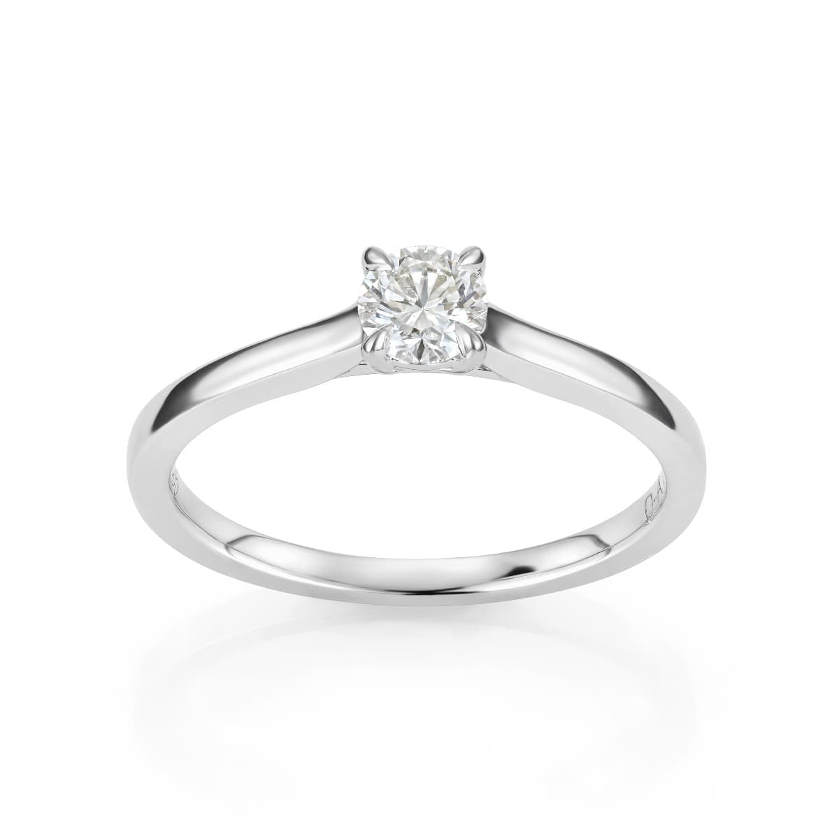 Ring, Enstens rund brilliantslipt diamant