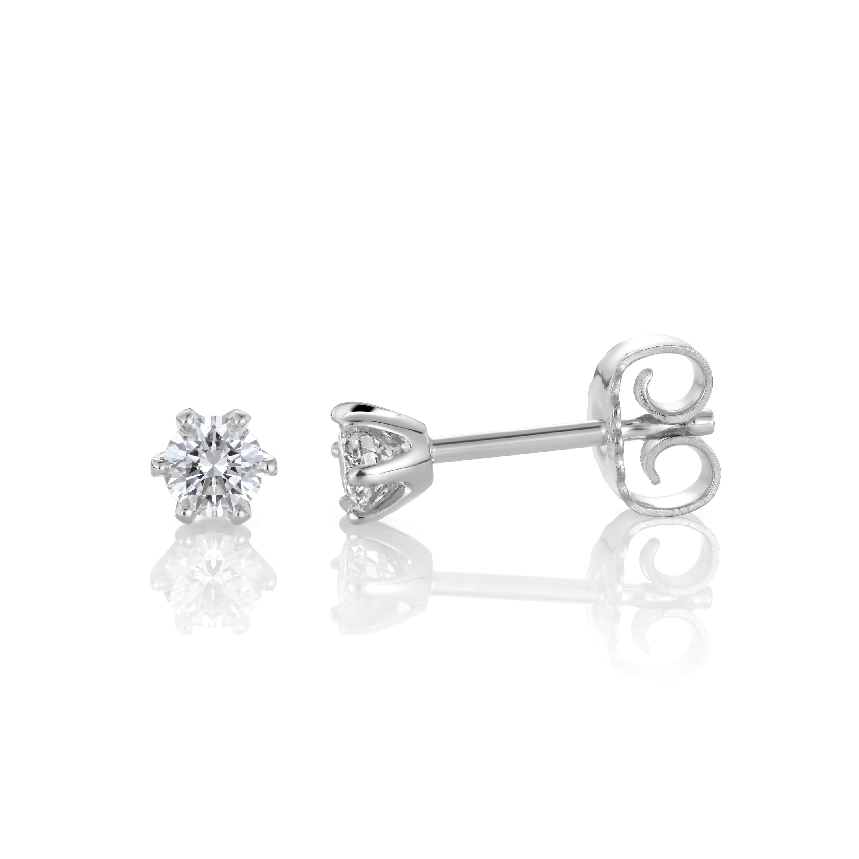 Ørepynt, Solitær diamanter 0,40 ct
