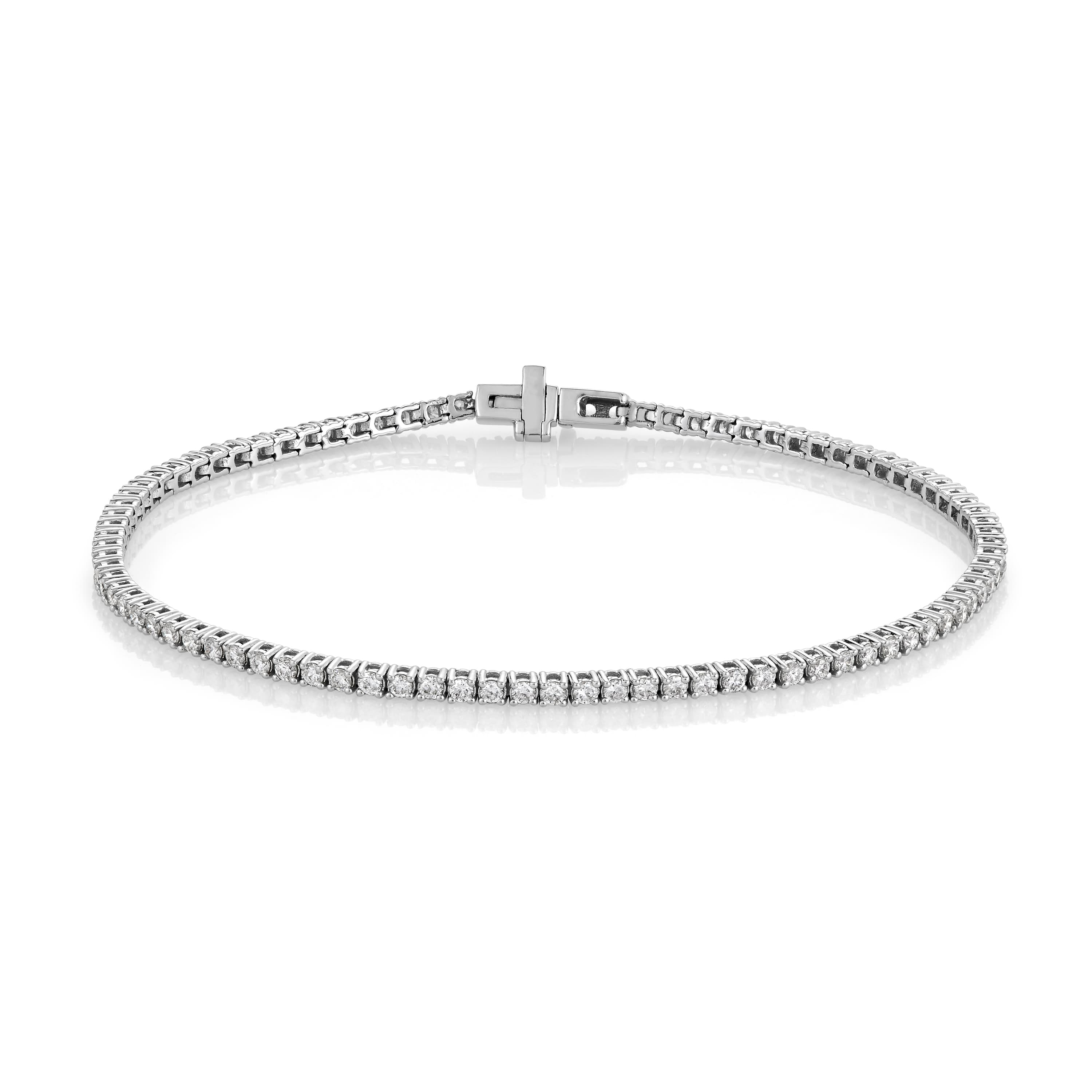 Tennisarmbånd, Diamanter 1,00 ct