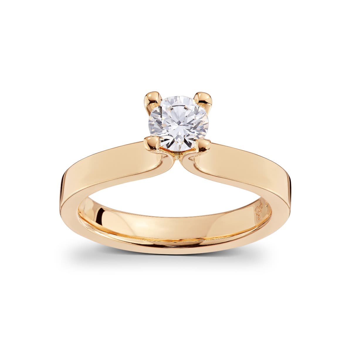Ring, D-A Classic diamant 0,40 ct gult gull